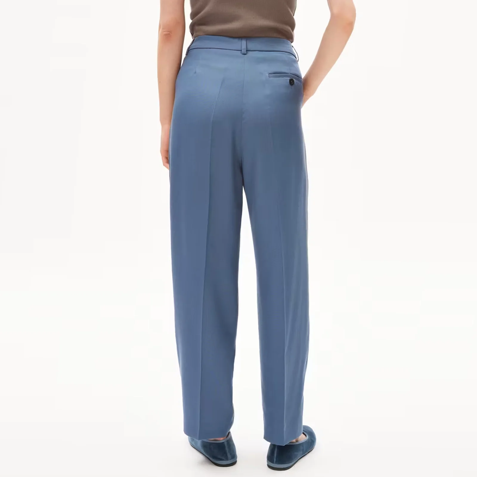Sandrinaa Tapered Pants iron blue - Image 4