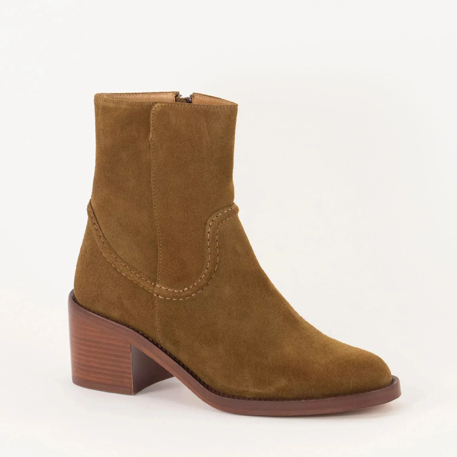 Santalina Leather Boots tobacco suede - Image 2