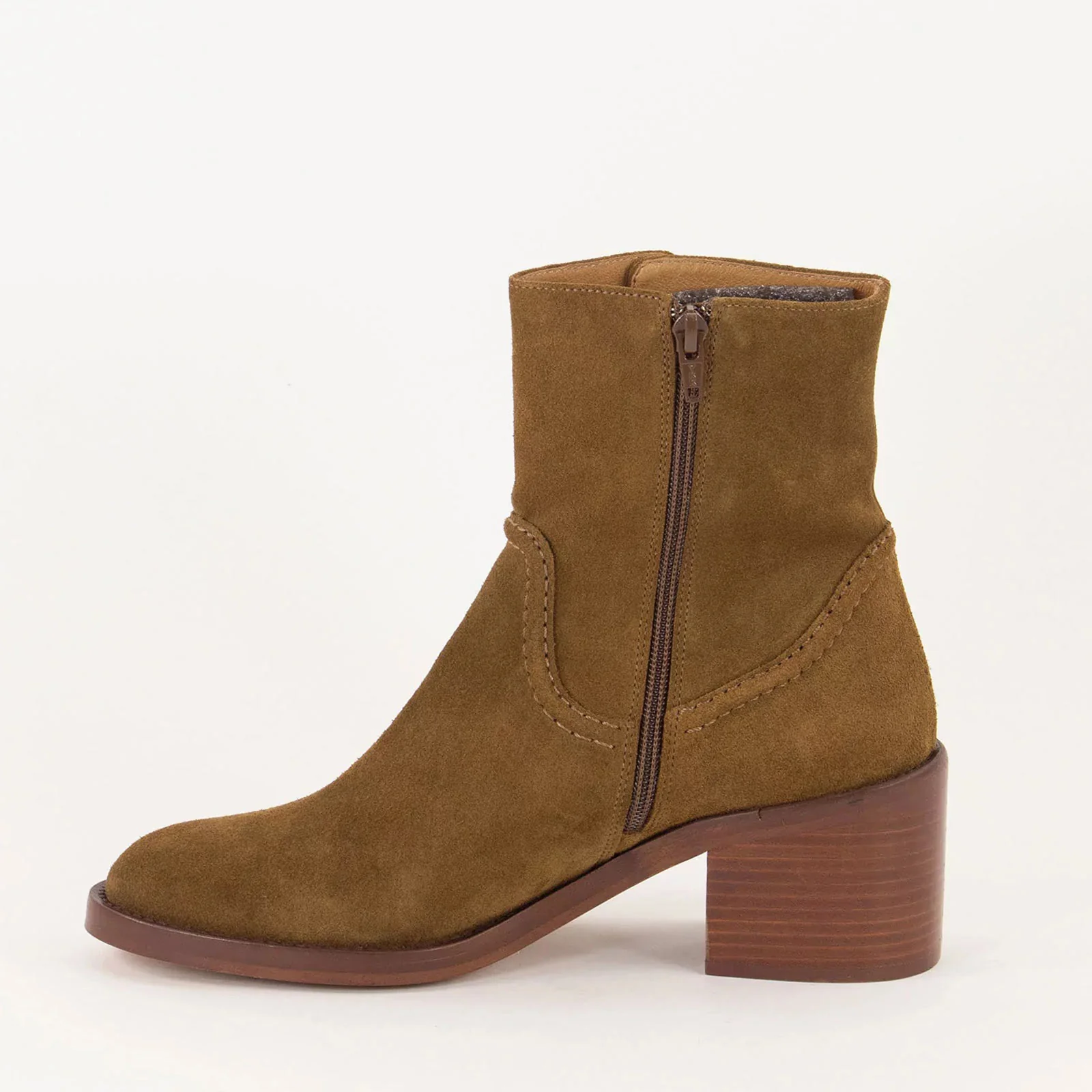 Santalina Leather Boots tobacco suede - Image 4