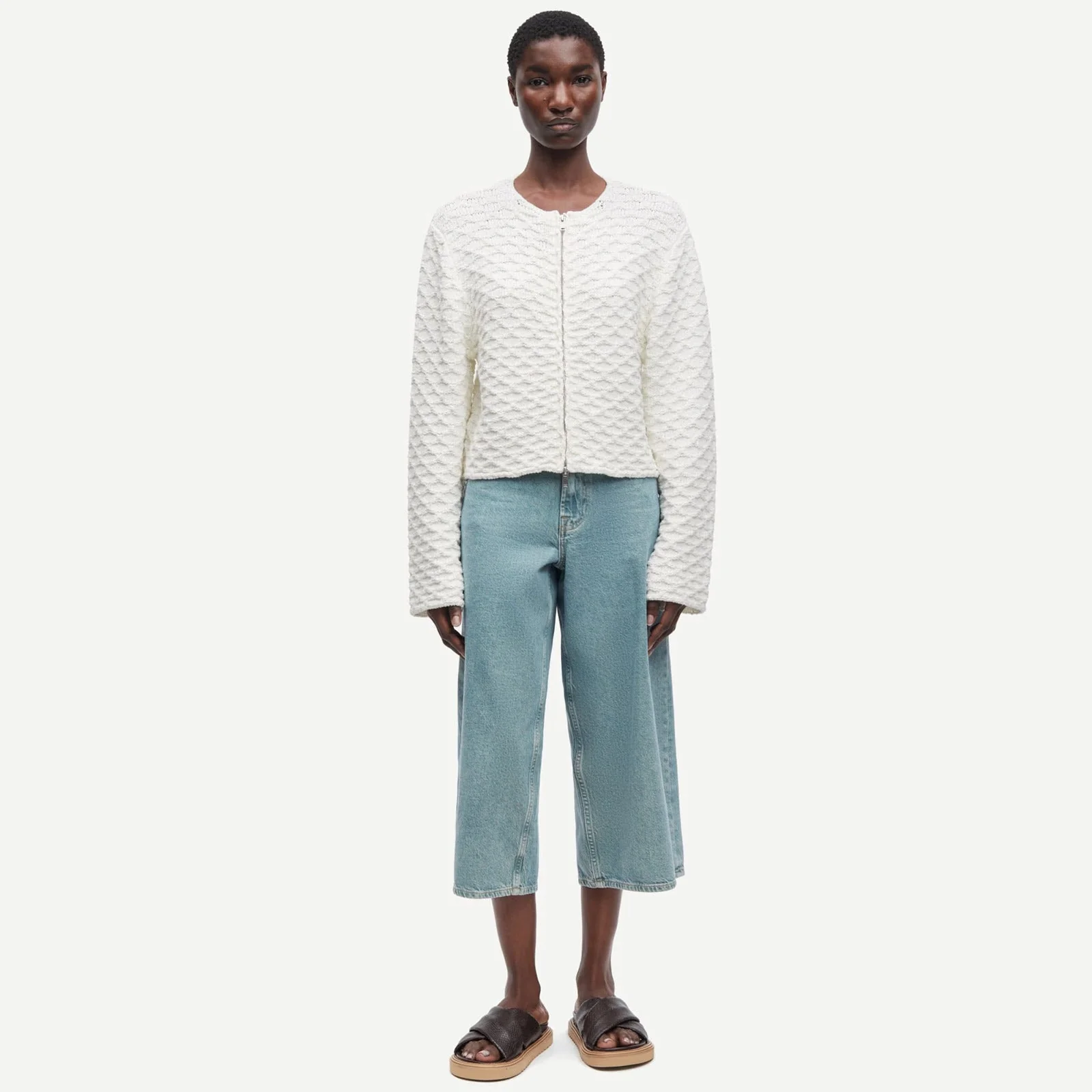 Satammy Cardigan 15633 egret - Image 3