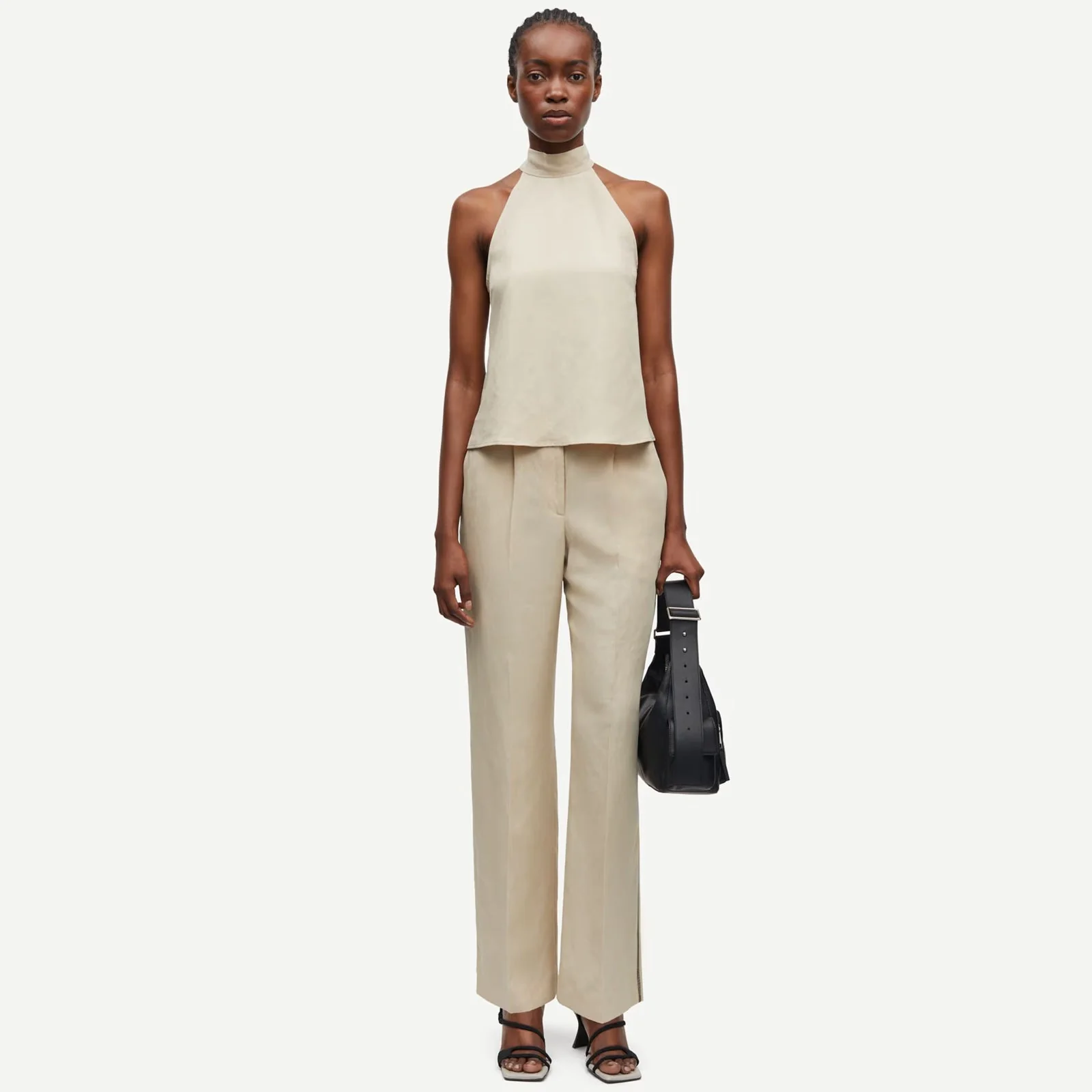 Satove Trousers 15262 white pepper