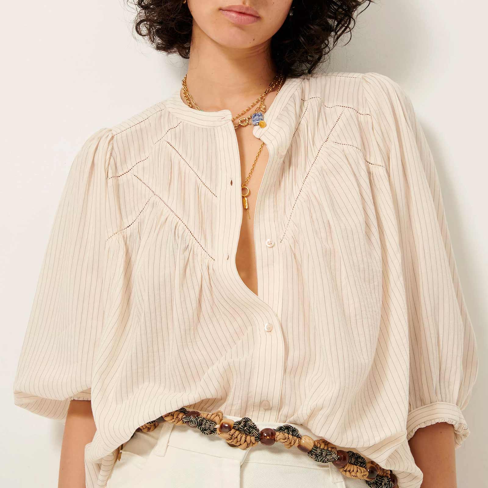 Savi Blouse sandblack