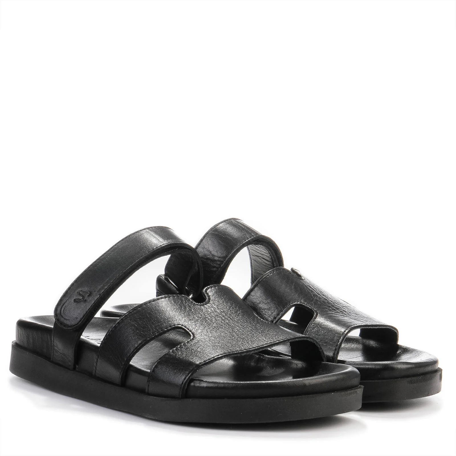Selena Leather Sandals black - Image 2