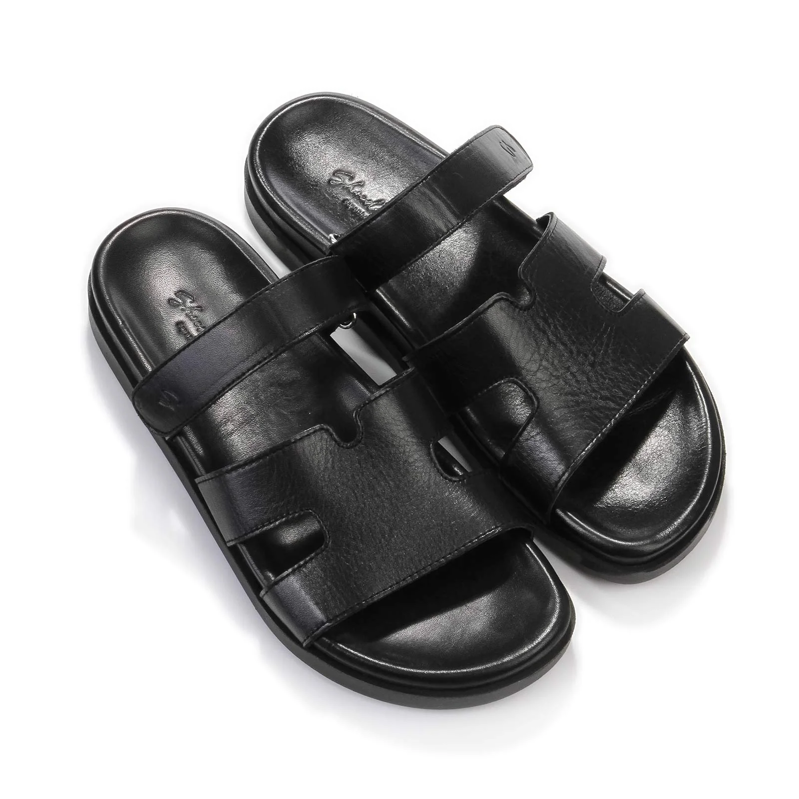 Selena Leather Sandals black - Image 4