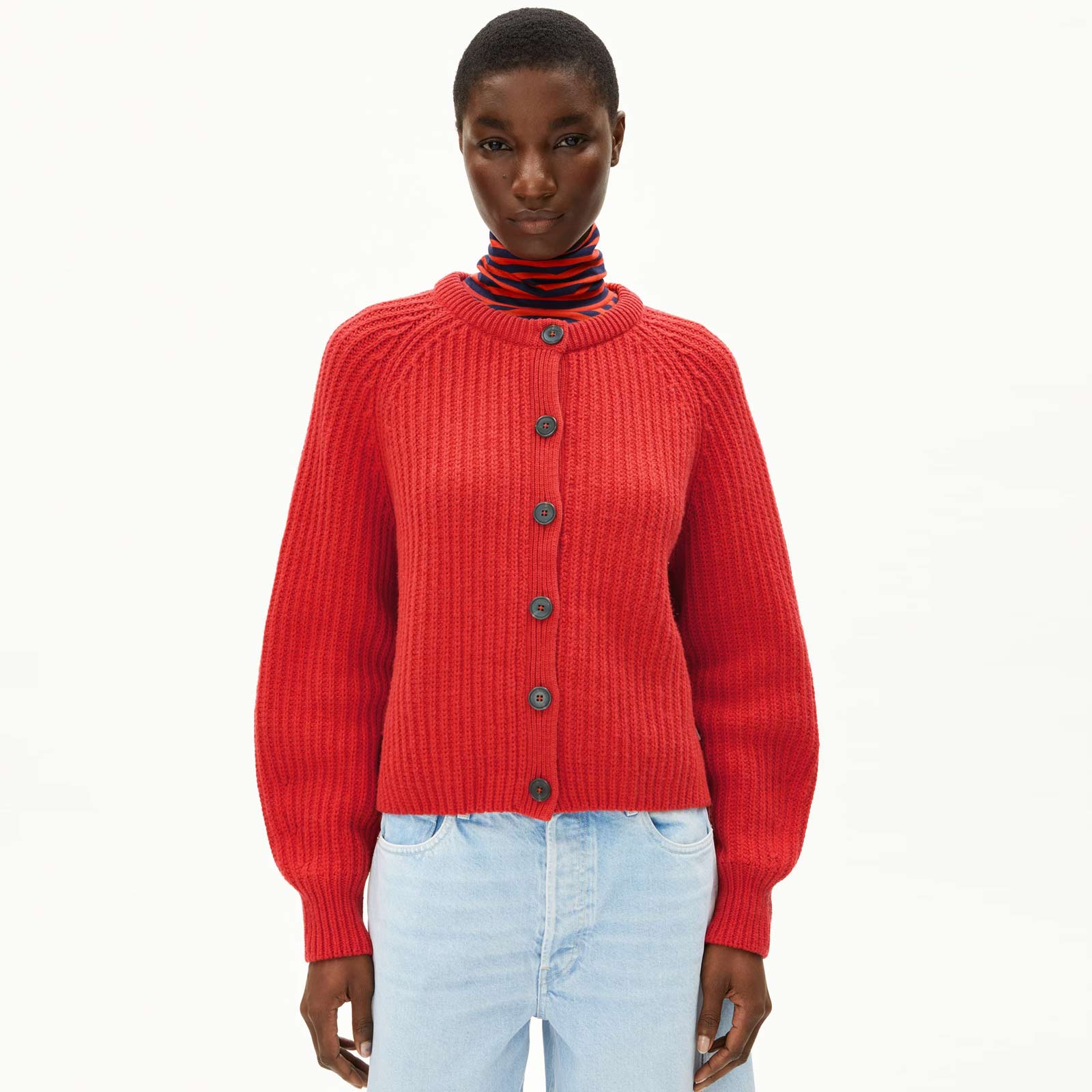 Selmaa Cardigan candy apple