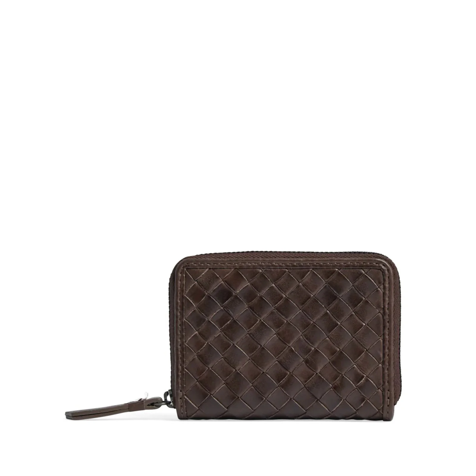 SelmaMBG Wallet Weave dark brown