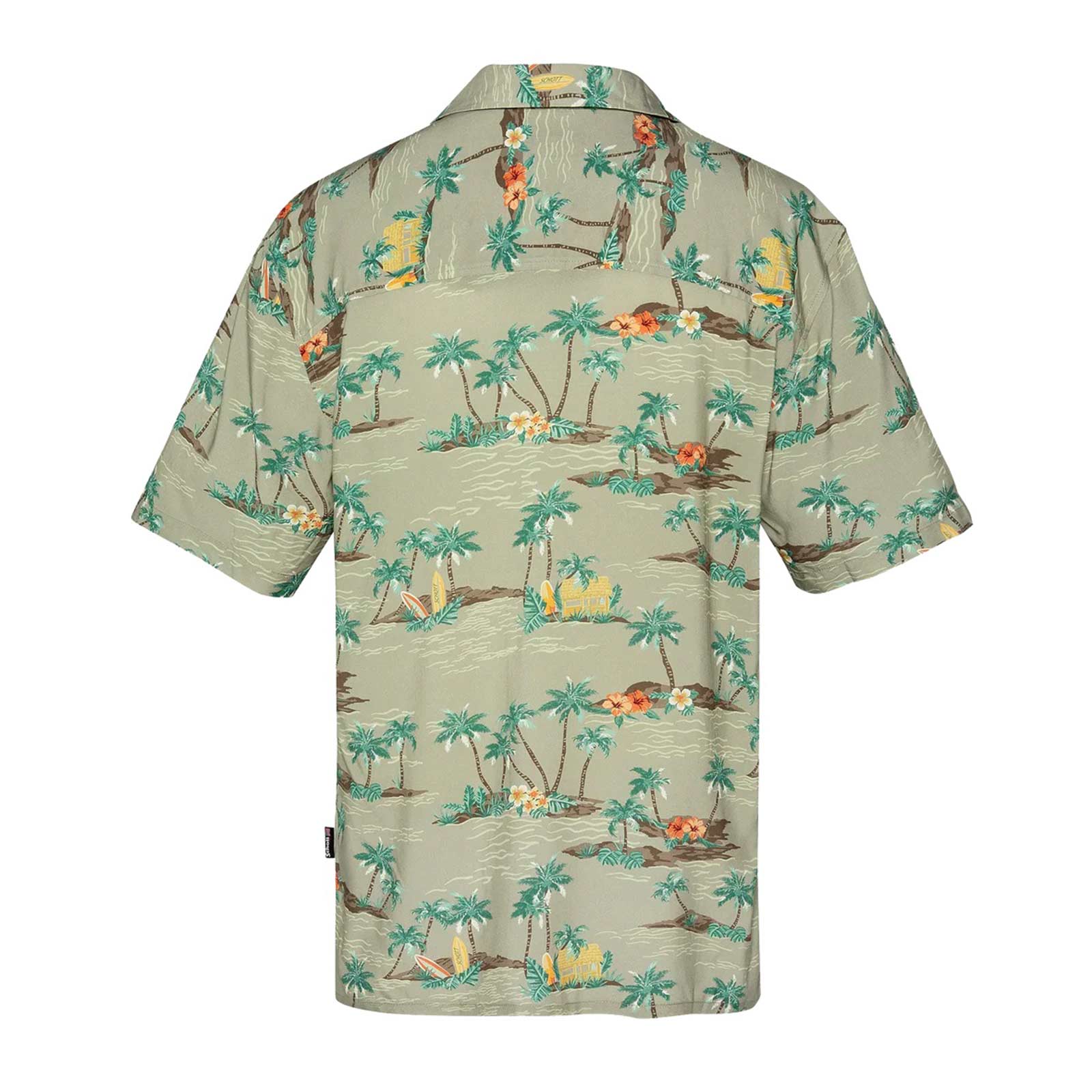 Shcapri Chemise Vintage Print Hawai sage cabana - Image 3