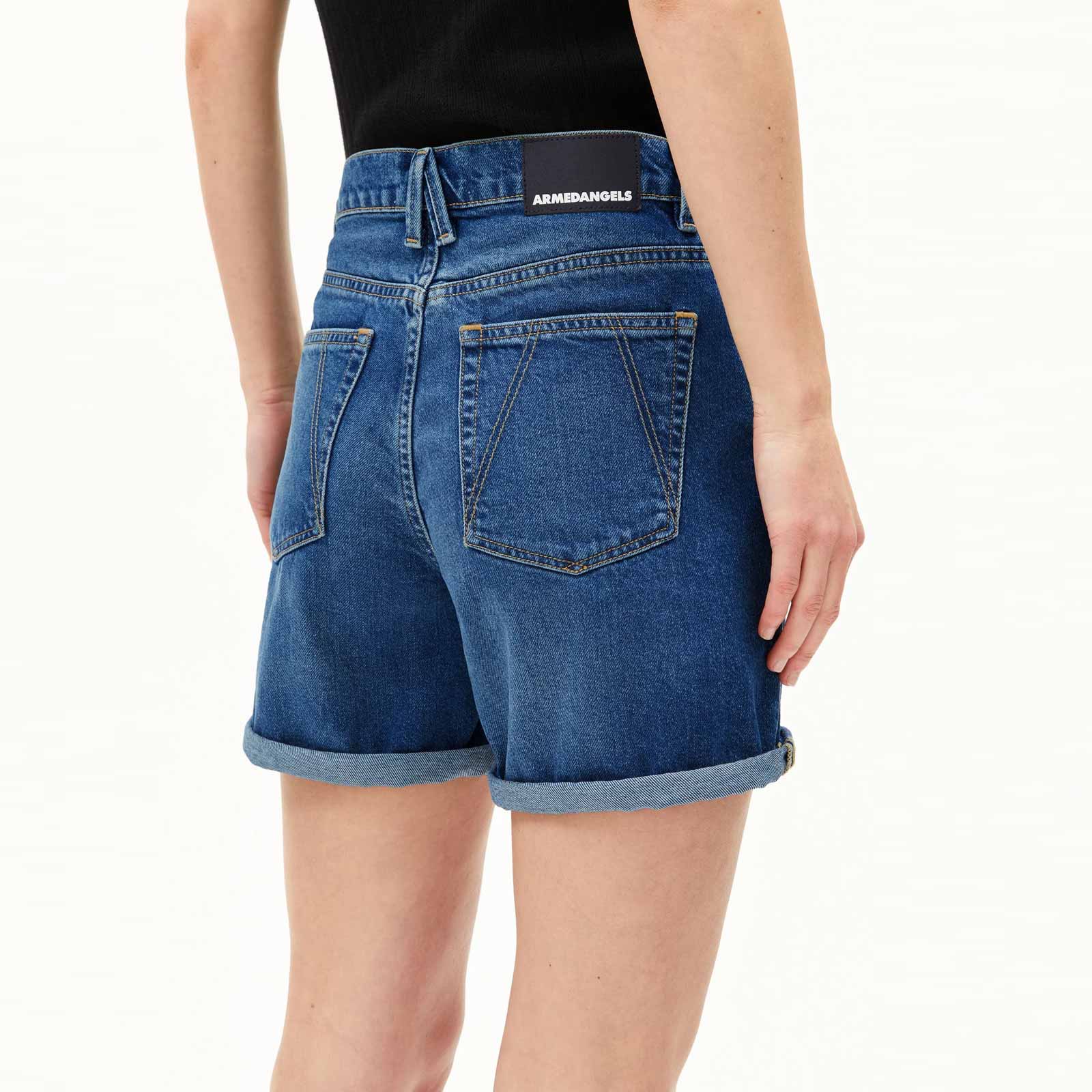 Sheaari Denim Short wavy blue - Image 2
