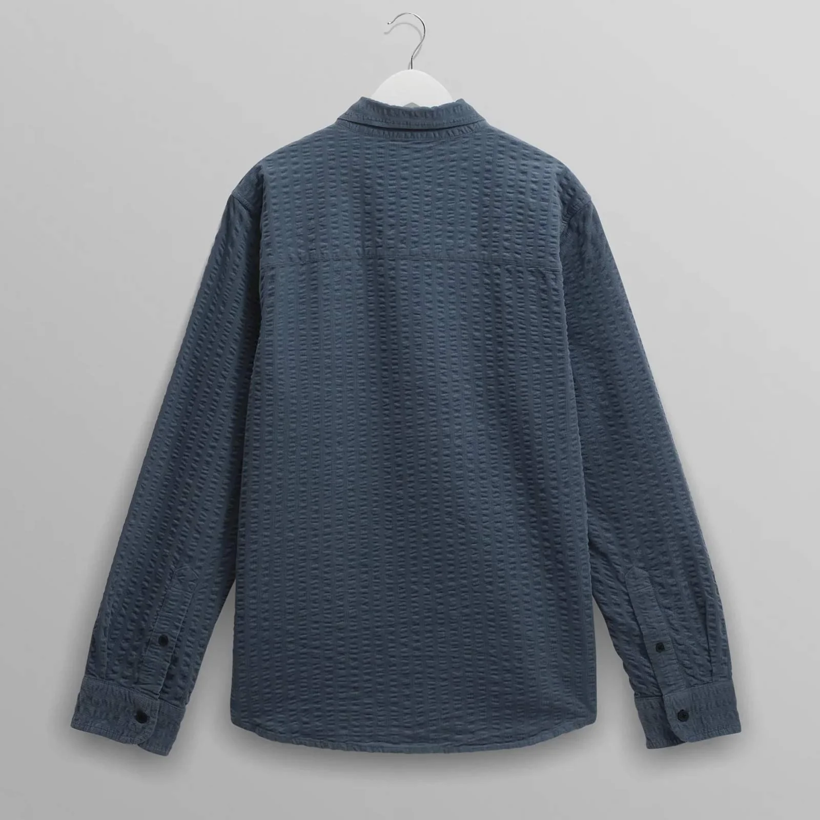 Shelly Shirt Seersucker Cord blue - Image 8