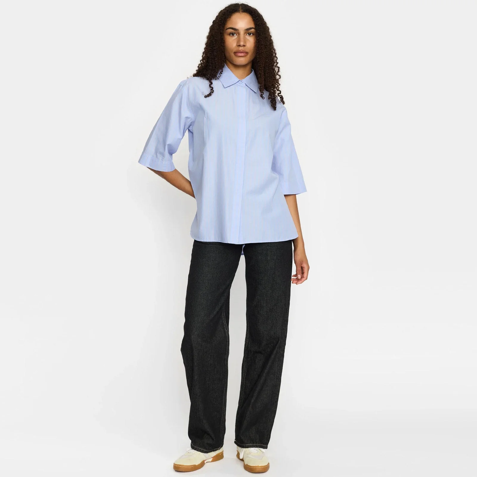 Shirt Longsleeve lightblue - Image 3