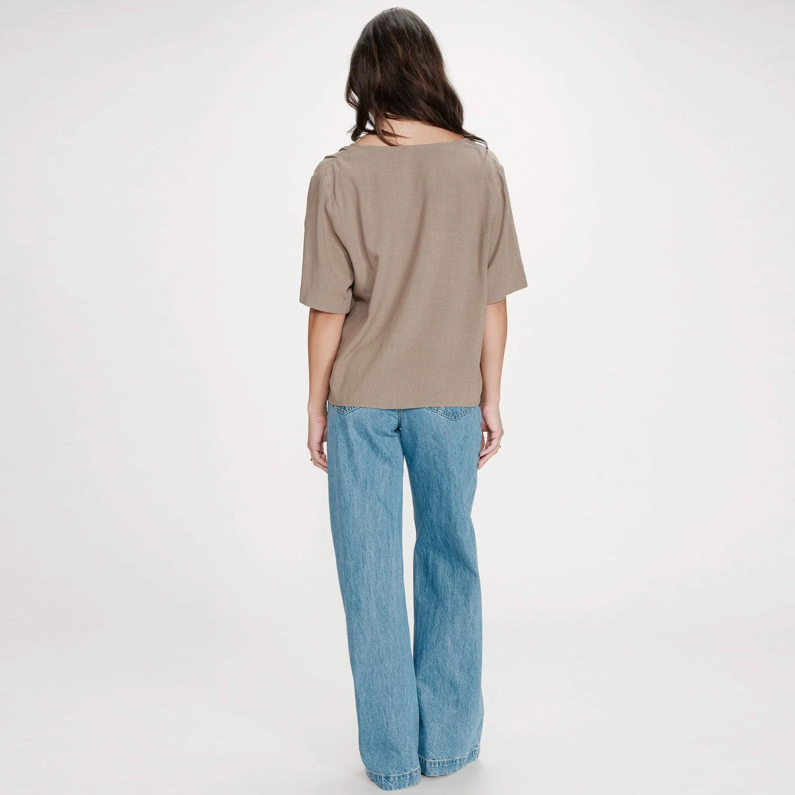 Short-Sleeve Top Violon kaki - Image 2