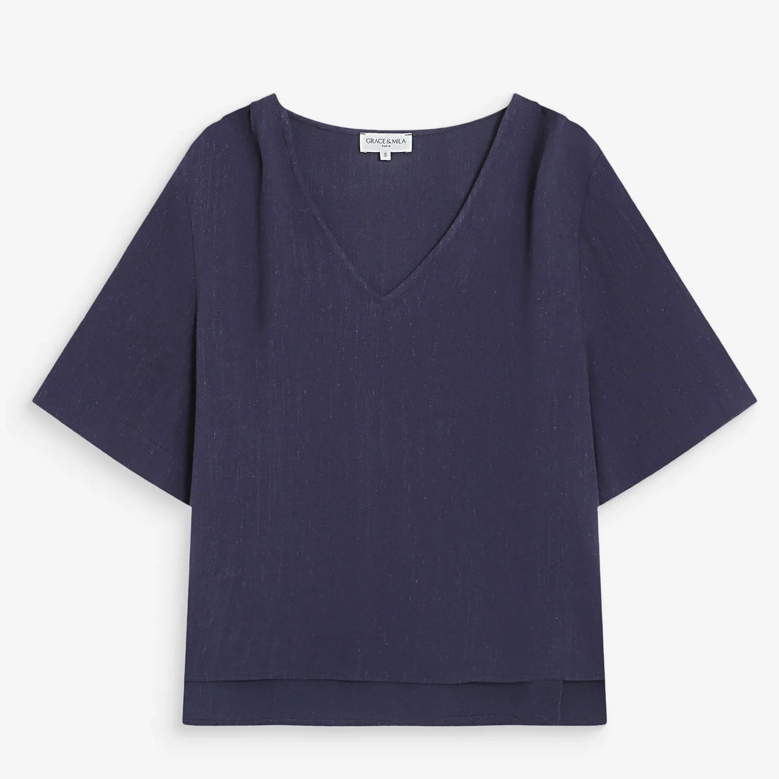 Short-Sleeve Top Violon marine - Image 3