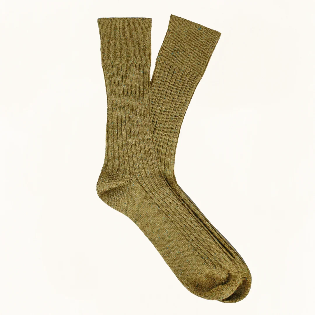 Silk Socks khaki - Image 3