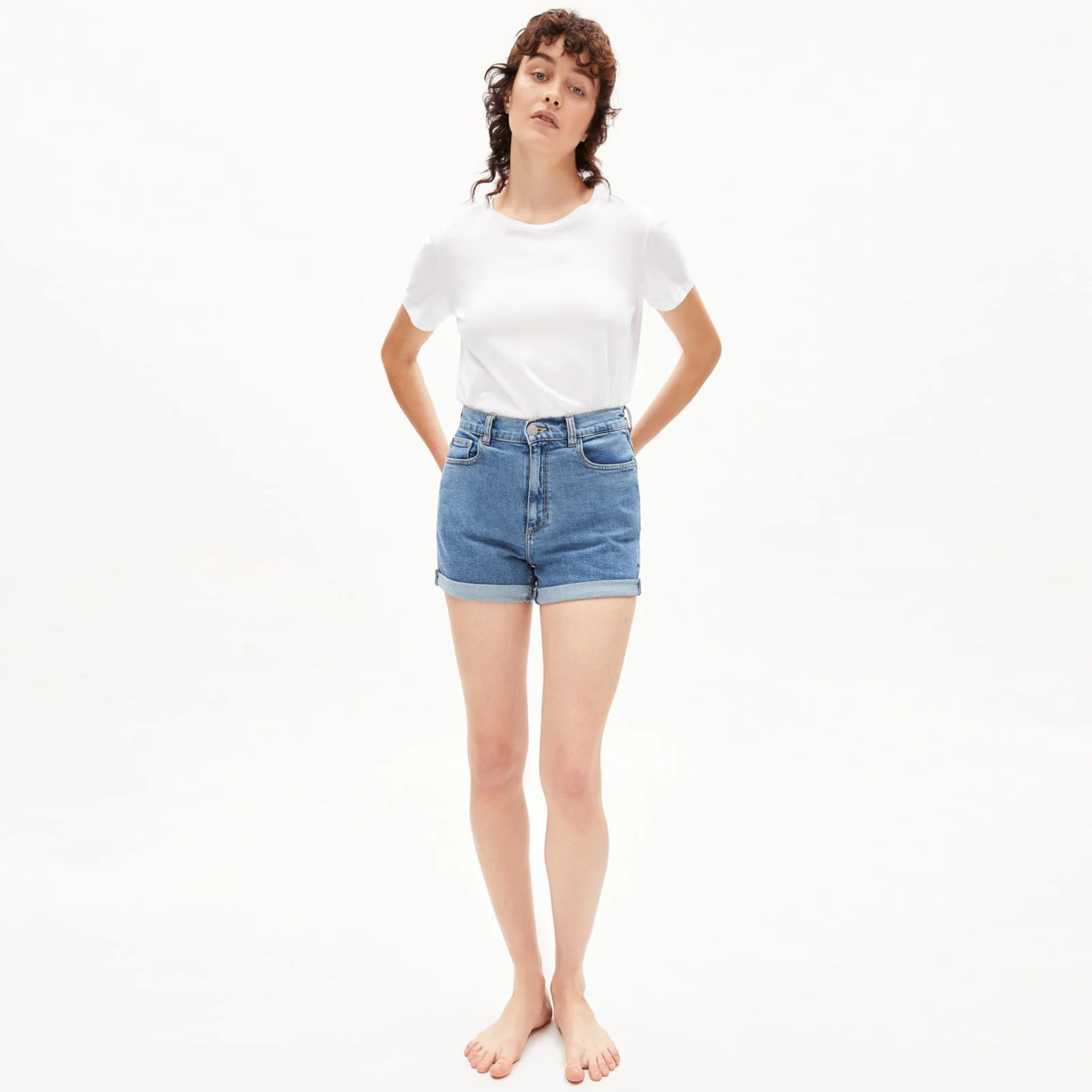 Silvaa Hemp Shorts bone blue - Image 3
