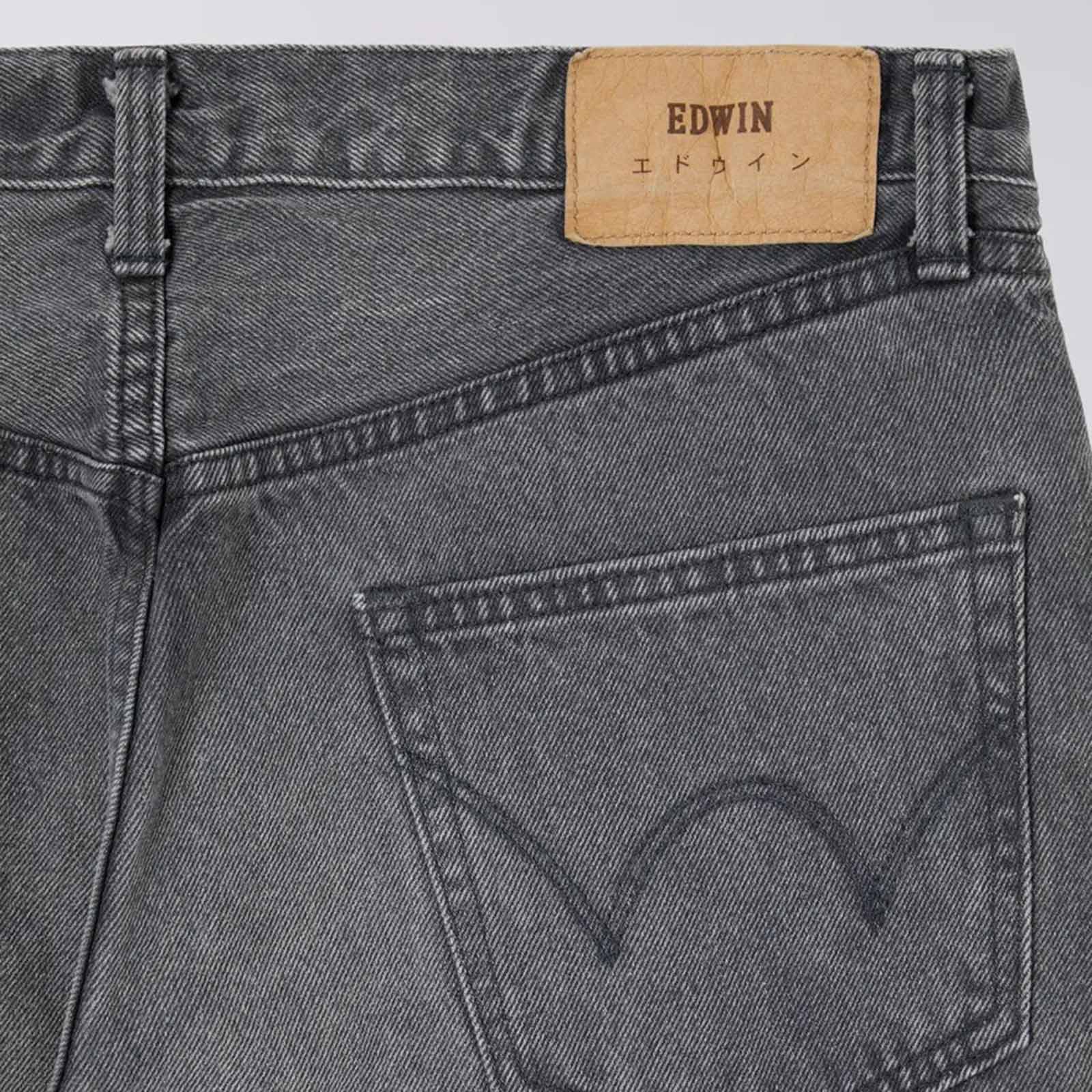 Slim Tapered Kaihara black grey used - Image 6