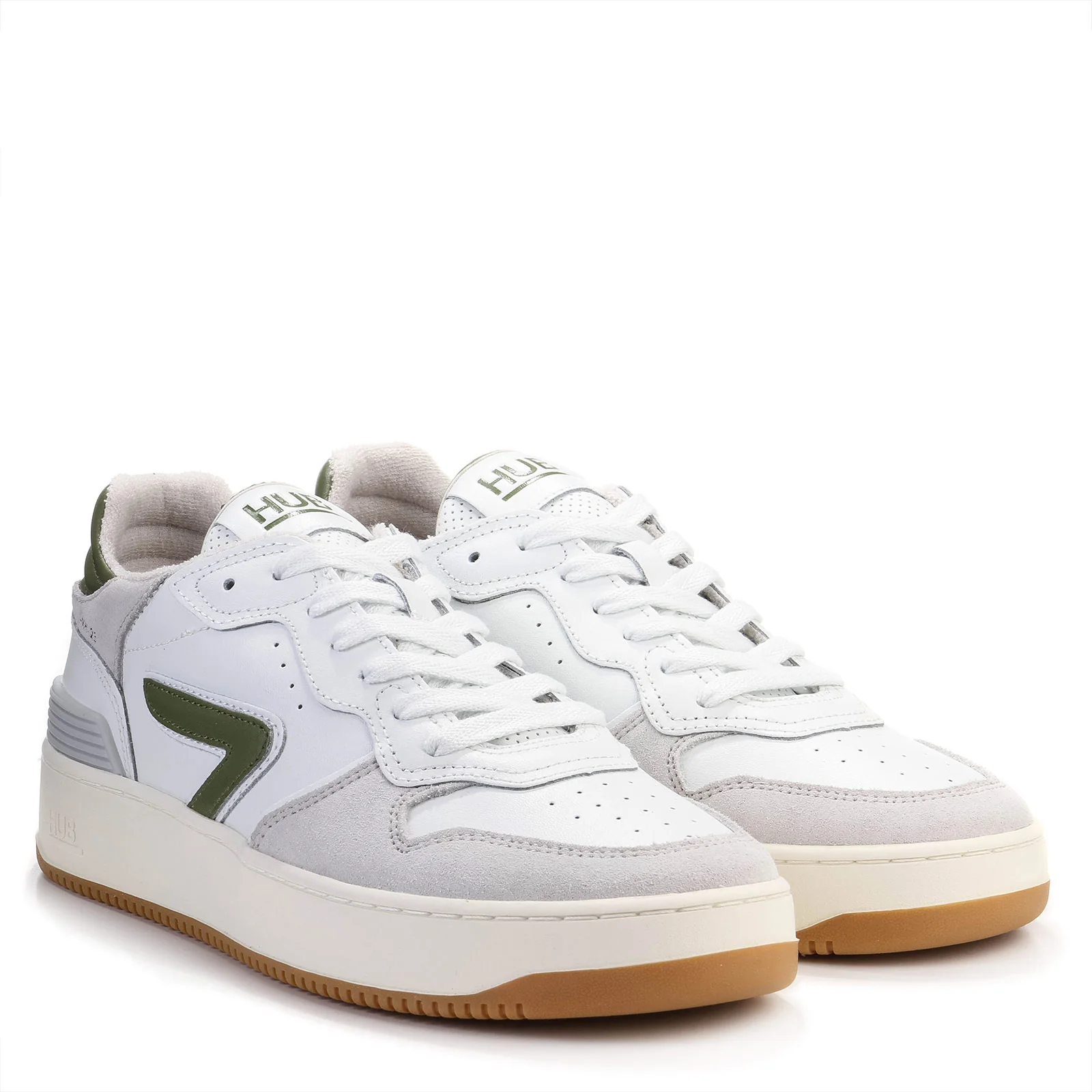 Smash L31 white/moss green/ivory-It. gum - Image 2