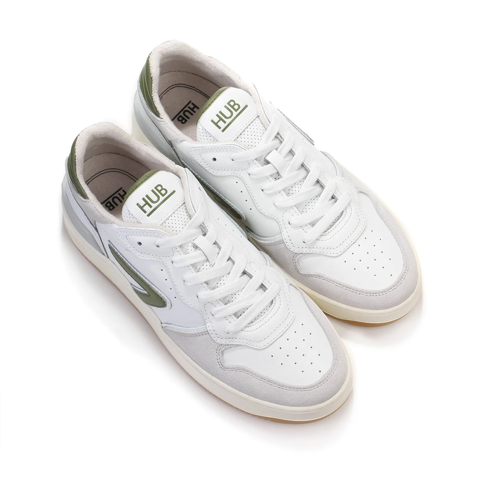 Smash L31 white/moss green/ivory-It. gum - Image 4