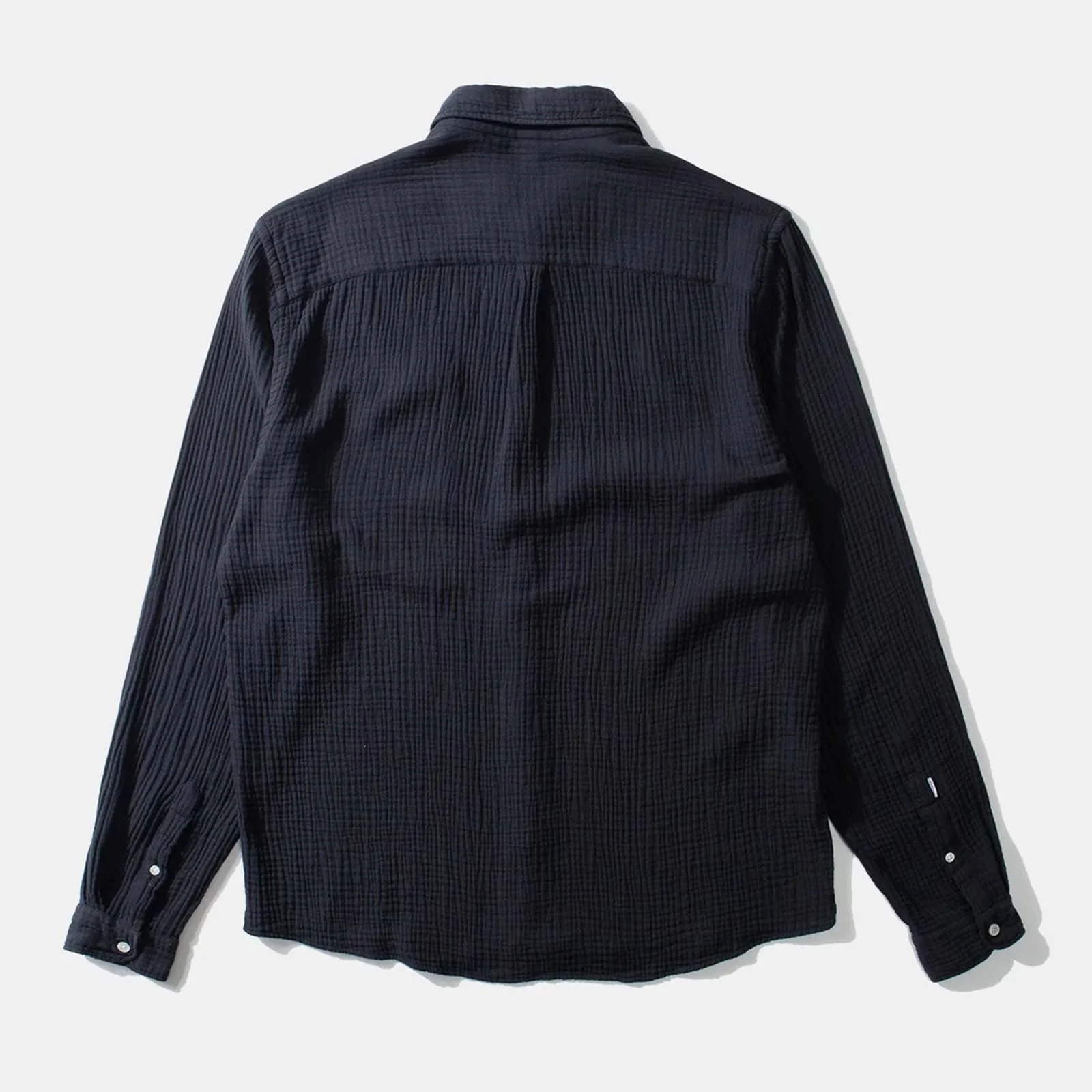 Snap Shirt plain navy - Image 4