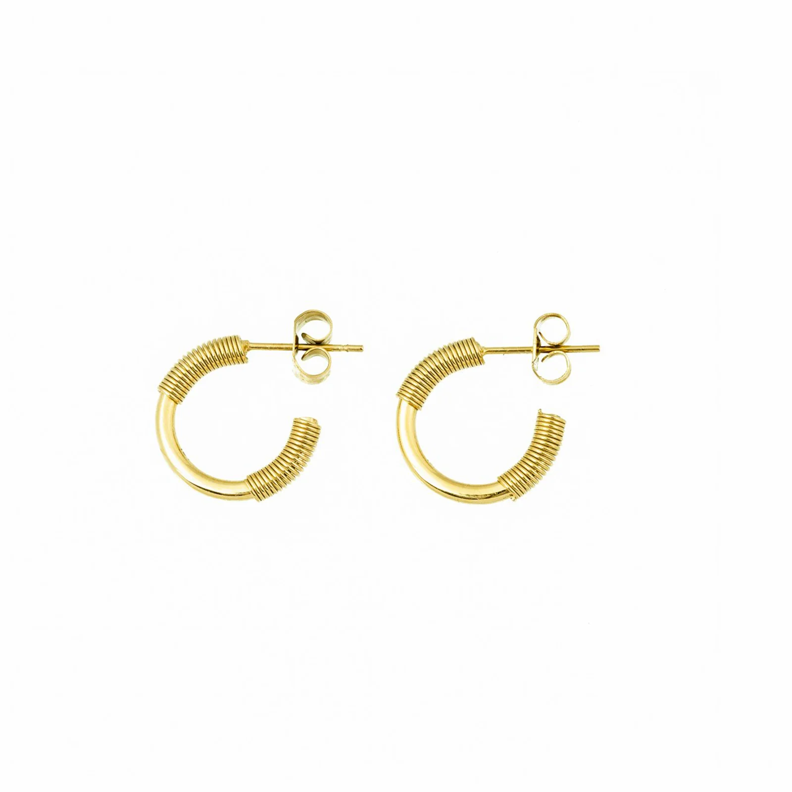 Spiral Earrings gold - Image 2