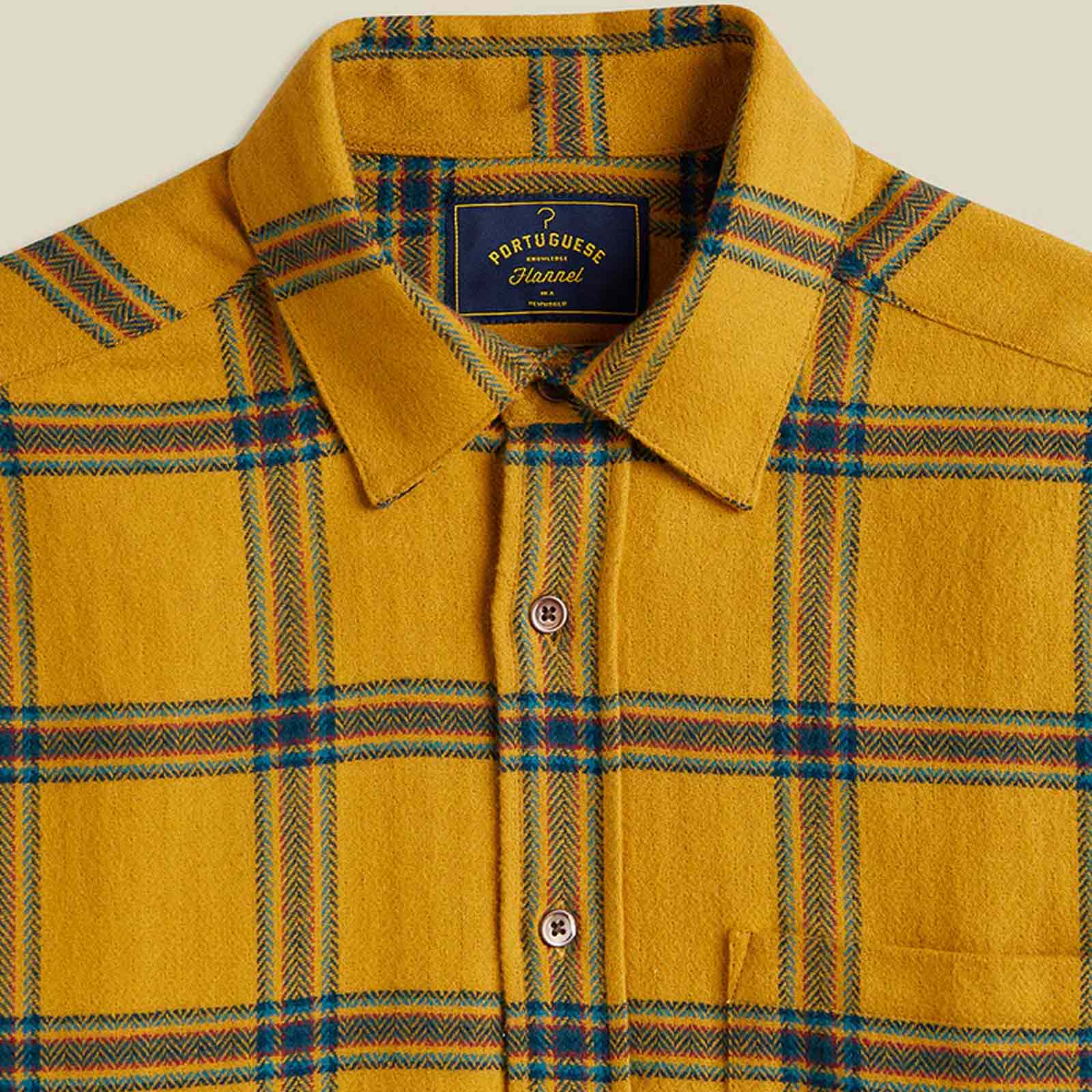 Standard Plaid Flannel Shirt yellow - Image 2