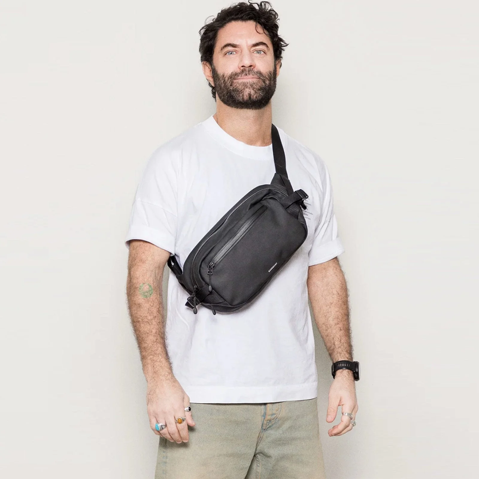 Stream Sling Crossbody Bag black - Image 3