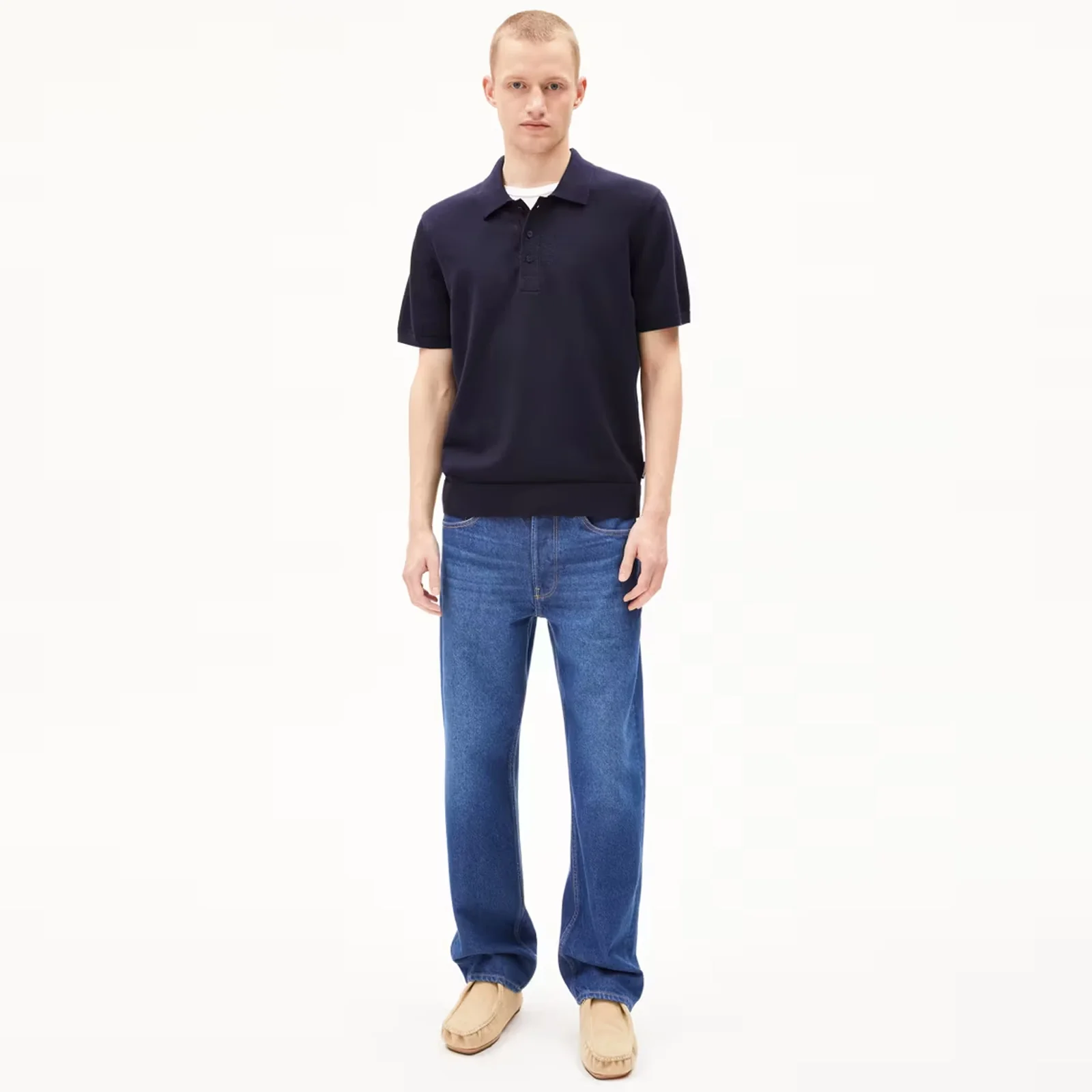 Taakos Knit Polo night sky - Image 3