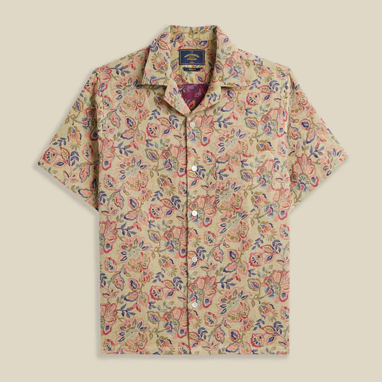 Tapestry Flowers S/S Shirt pastel yellow multi