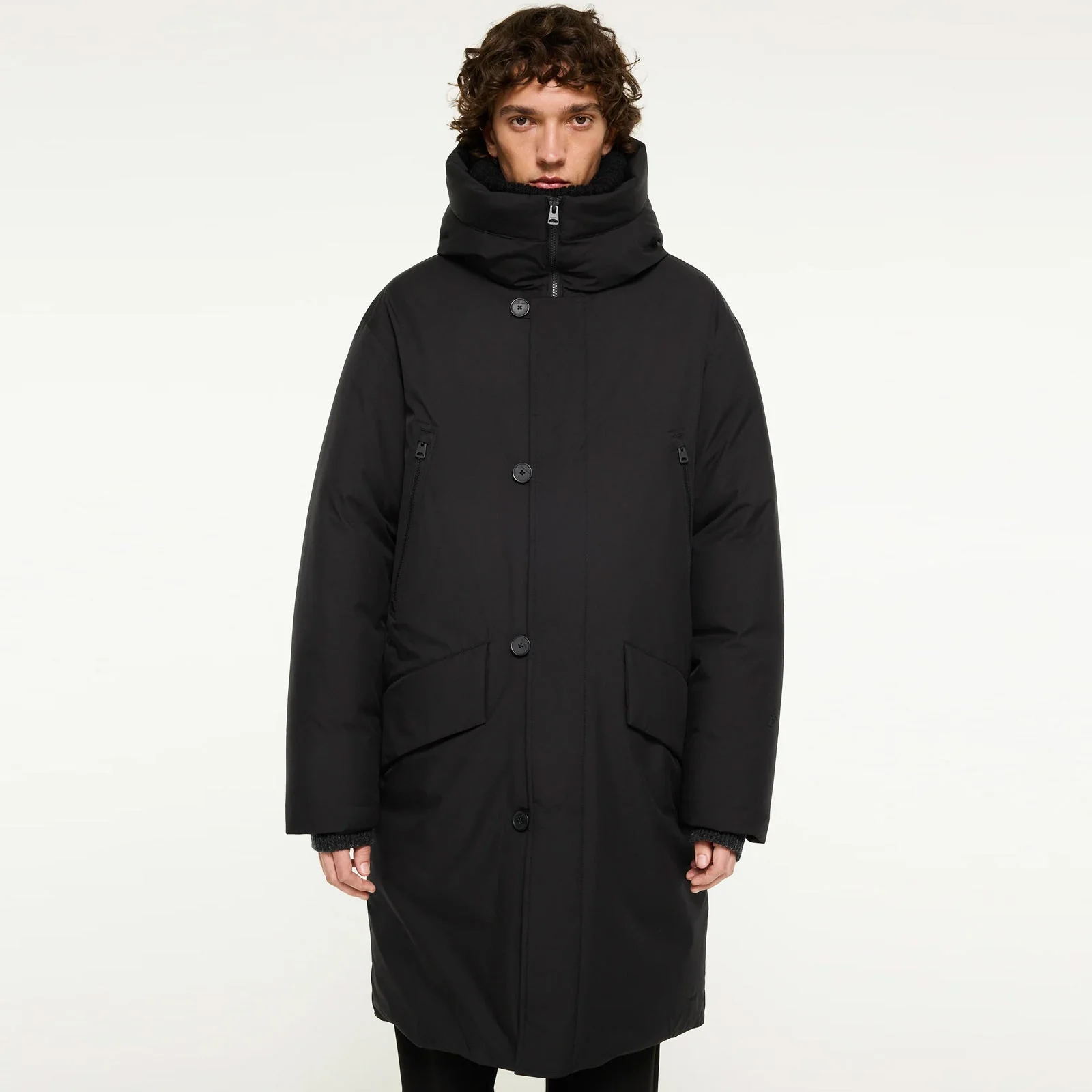 Teodor Heavy Winter Parka black - Image 3