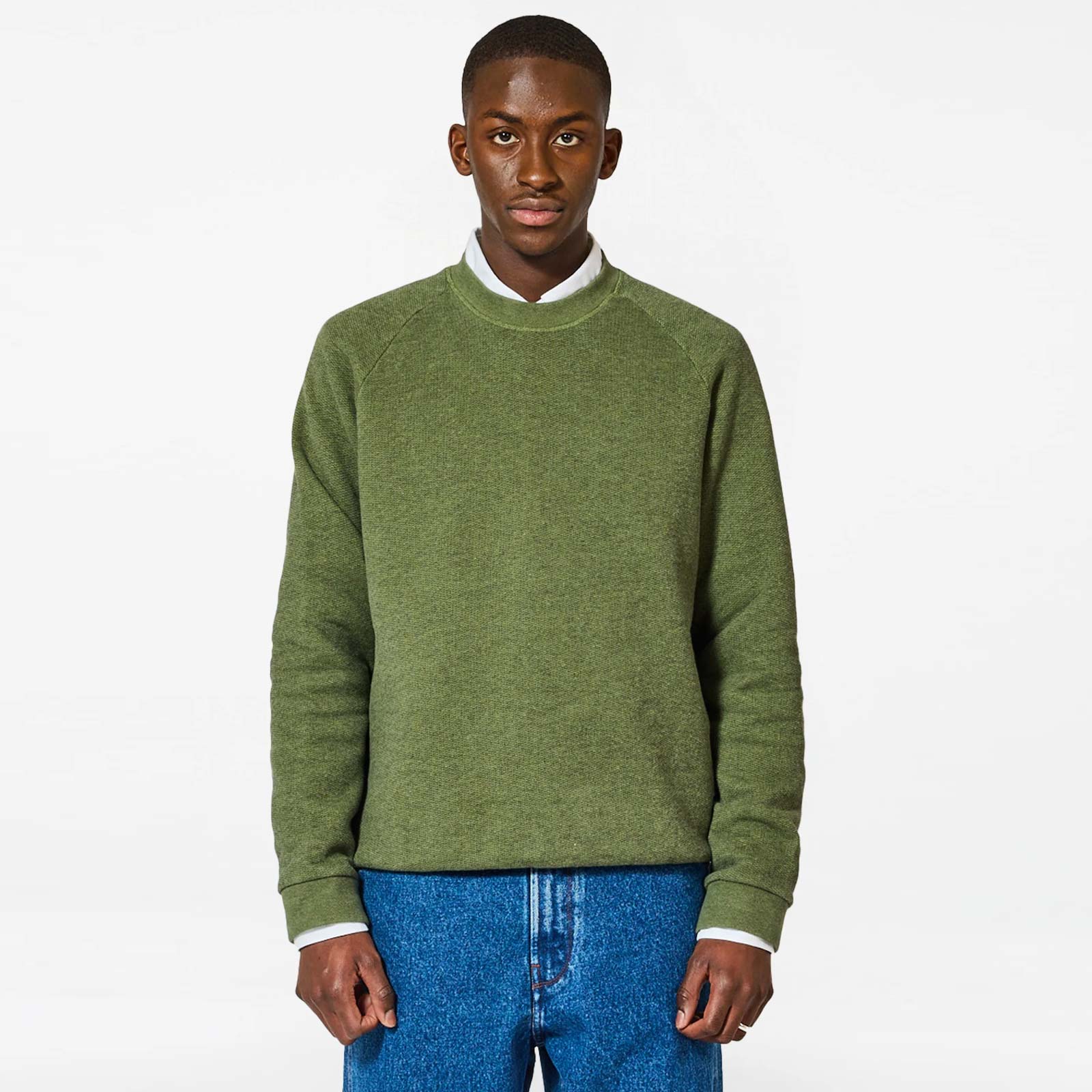 Terry Sweat Jumper rosemary green W25