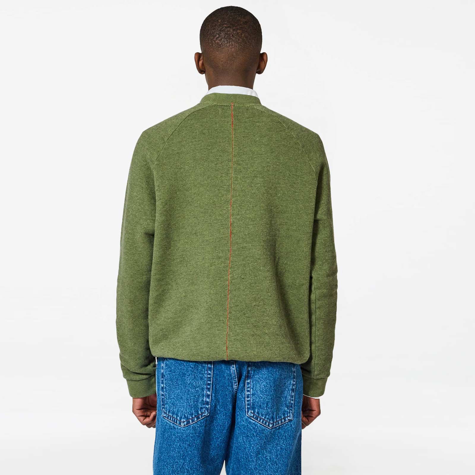 Terry Sweat Jumper rosemary green W25 - Image 2