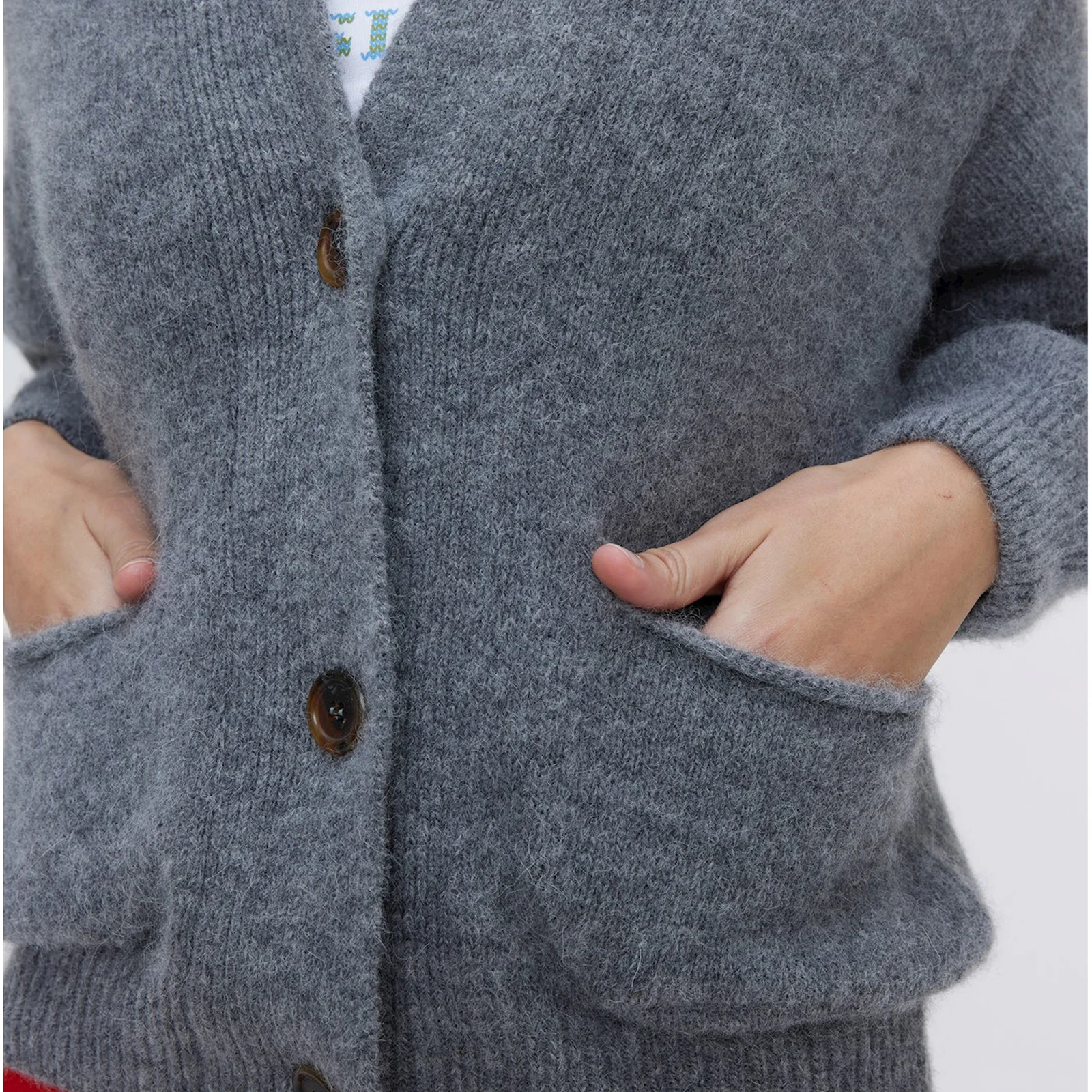 The Dolphin Cardigan grey - Image 2