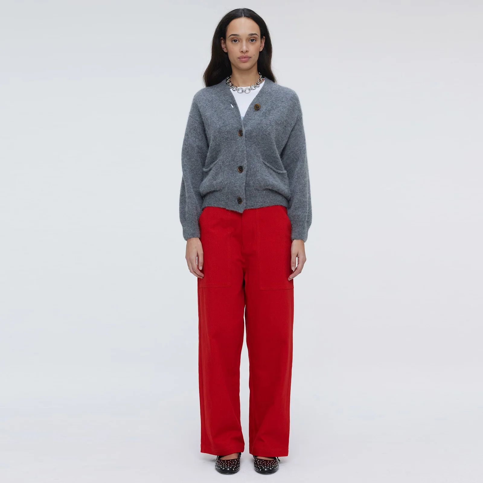 The Dolphin Cardigan grey - Image 4