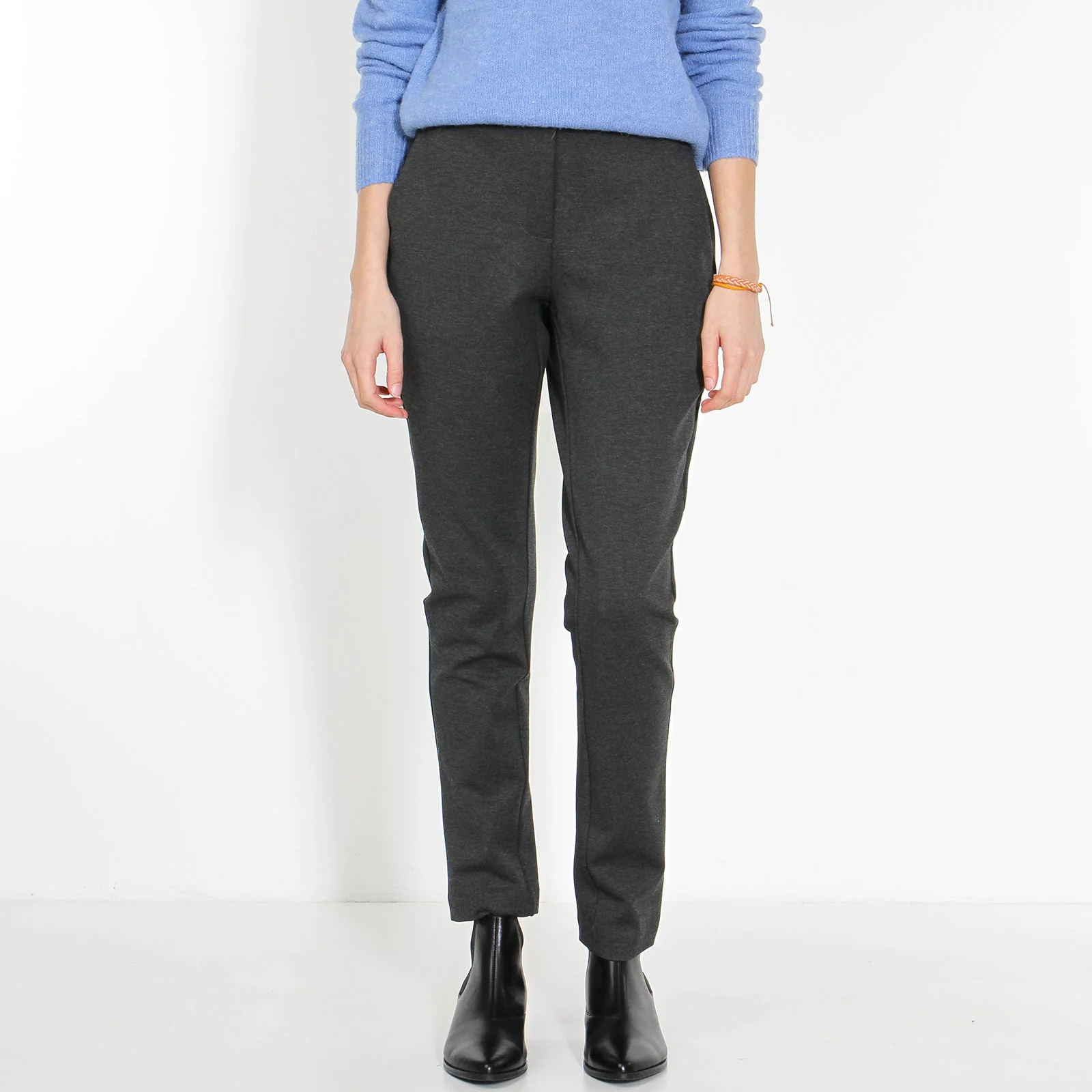 Thelma Ankle Pants dark grey mel - Image 2