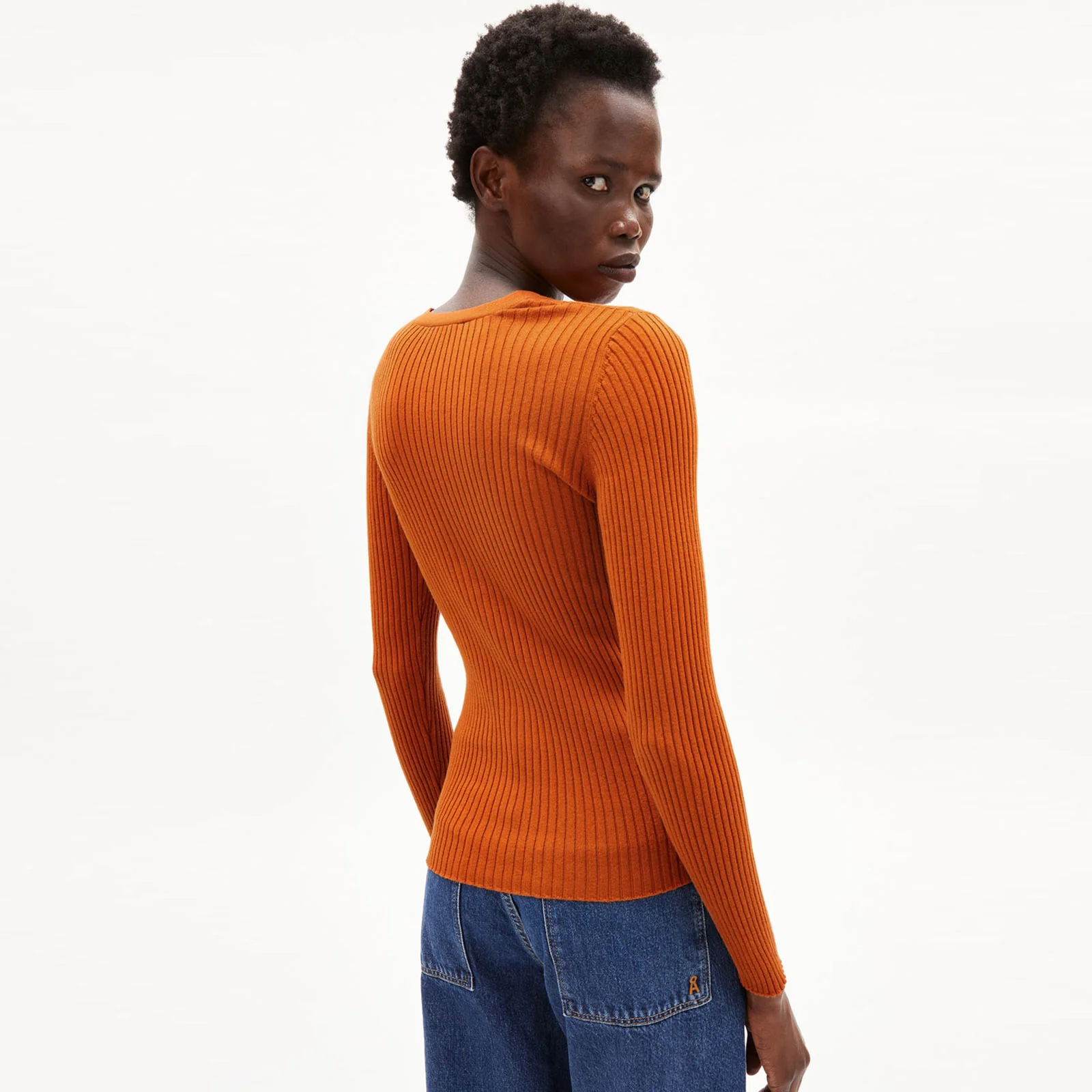 Tinnaa Cardigan burnt - Image 4