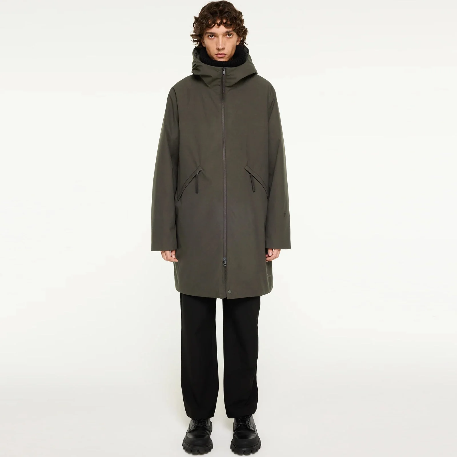 Torgny Light Winter Jacket deep olive - Image 2