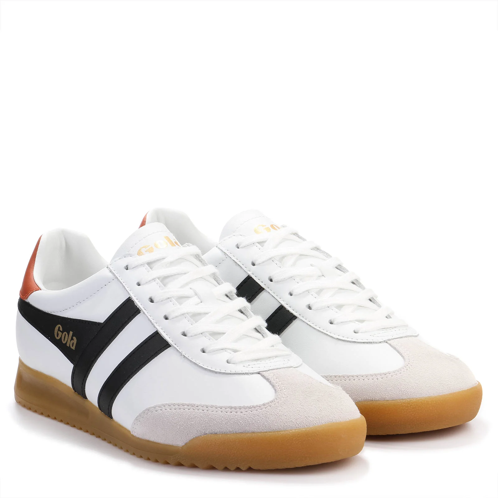 Torpedo leather white/black/moody orange - Image 2