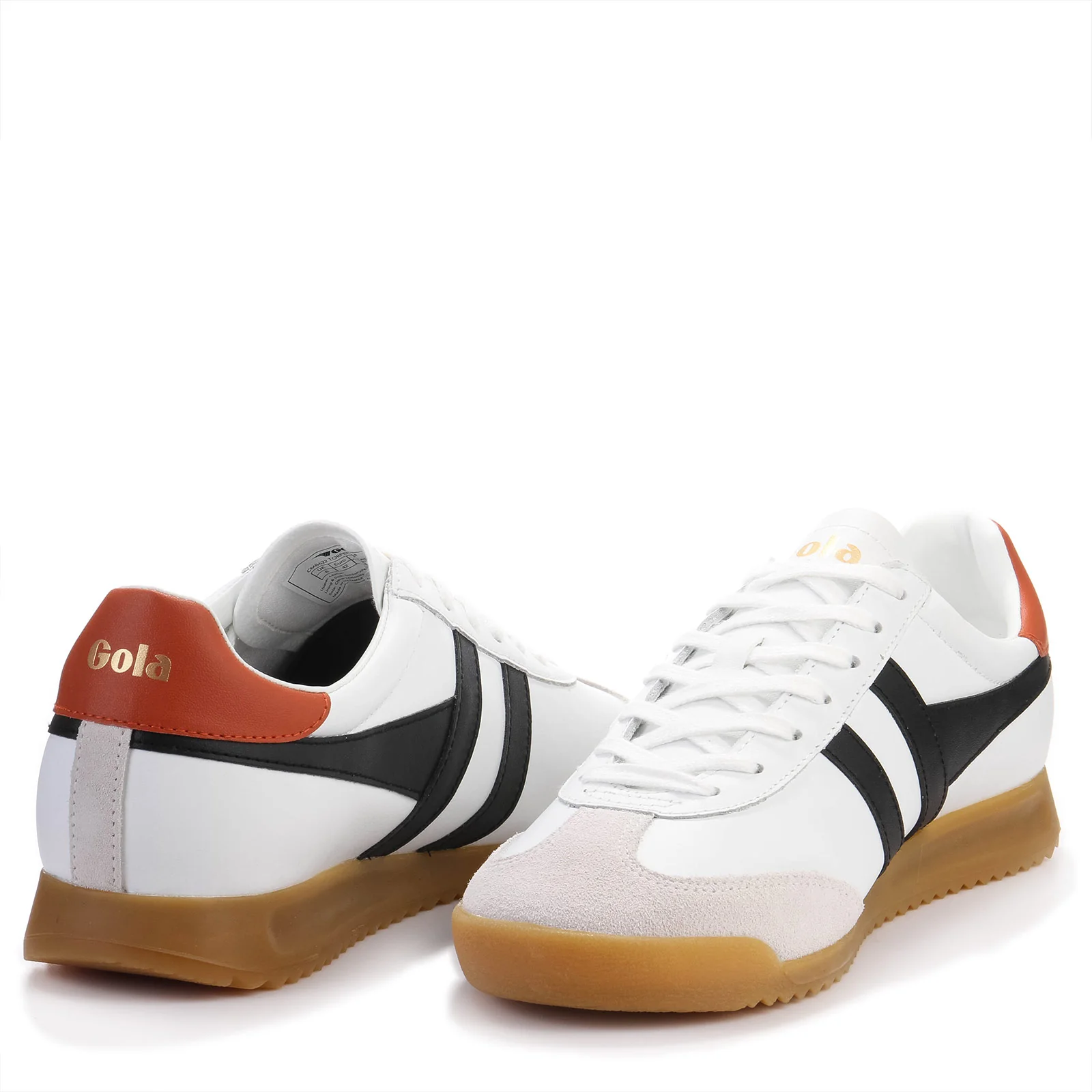 Torpedo leather white/black/moody orange - Image 3
