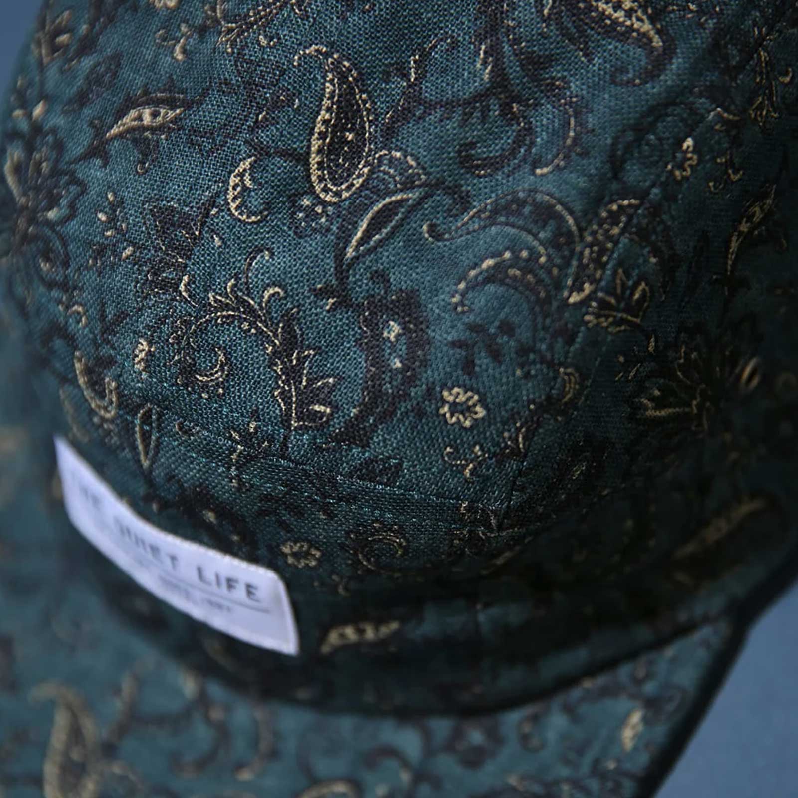 TQL Paisley Floral 5 Panel Camper Hat - dark blue - Image 2