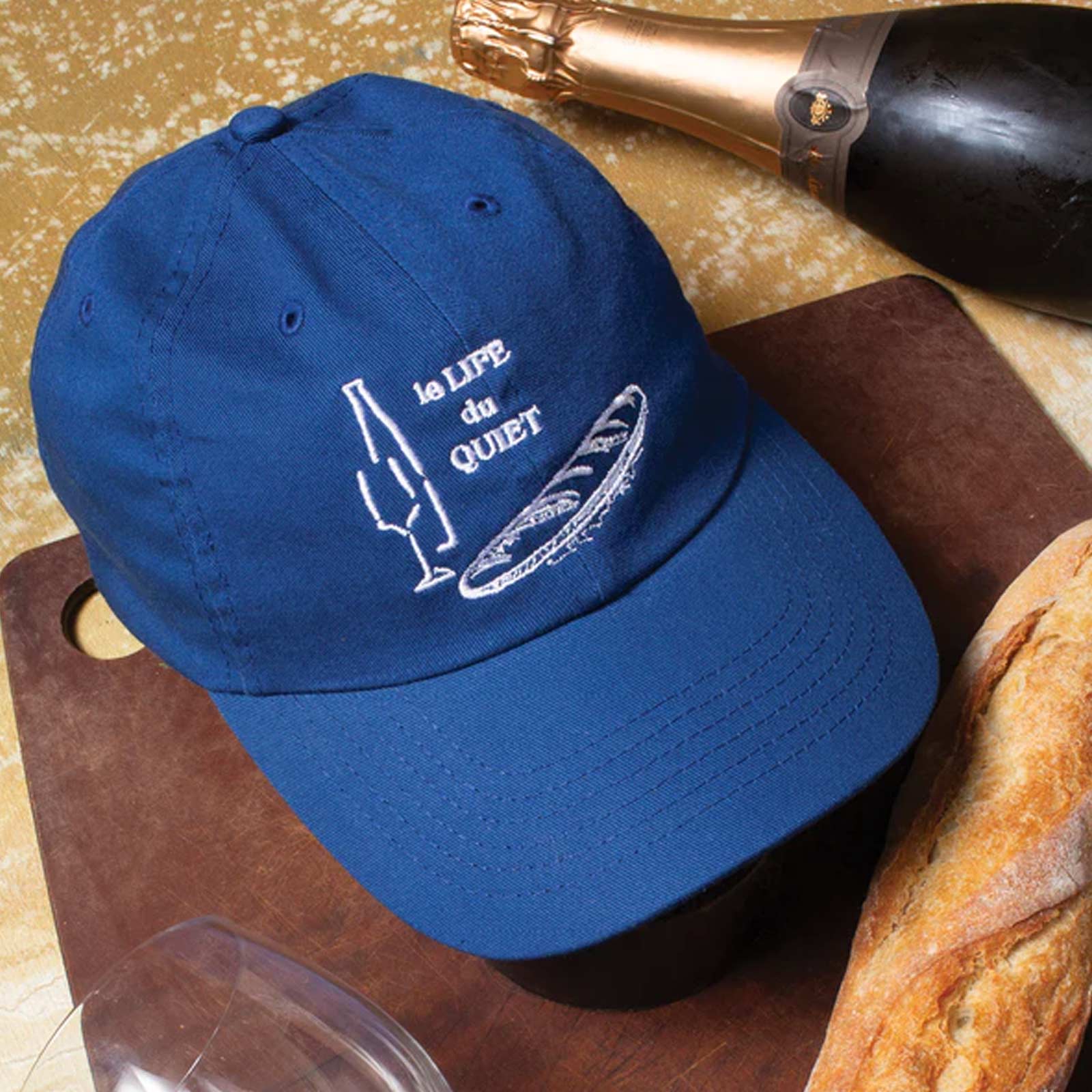 TQL Wine & Cheese Dad Hat royal - Image 2