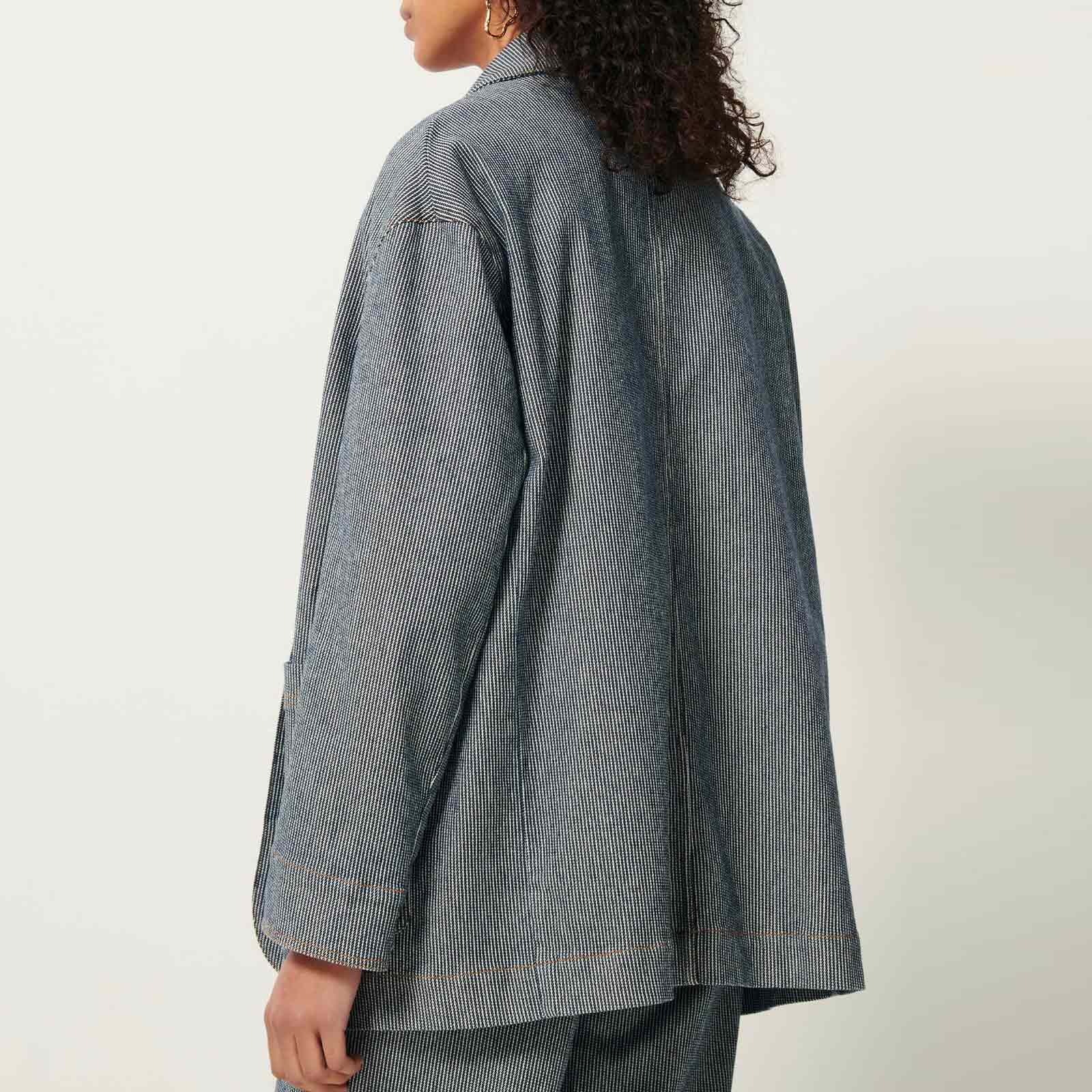 Trani Jacket coutil blue - Image 6