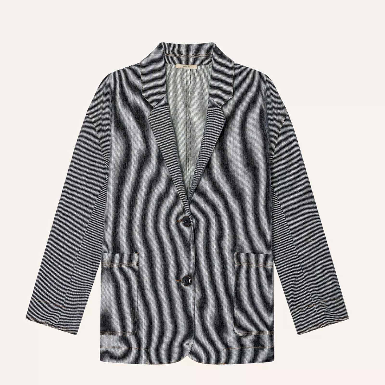 Trani Jacket coutil blue - Image 7