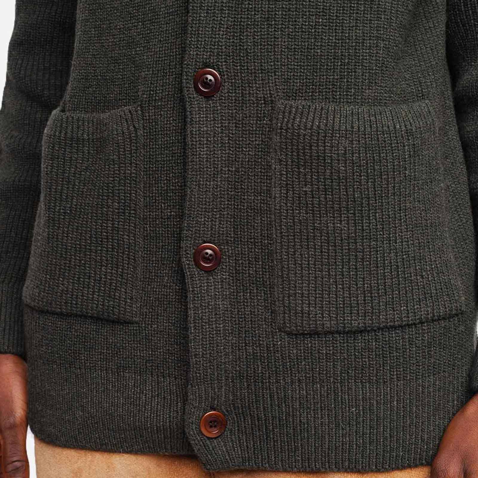 Tricot Cardigan forest green - Image 5