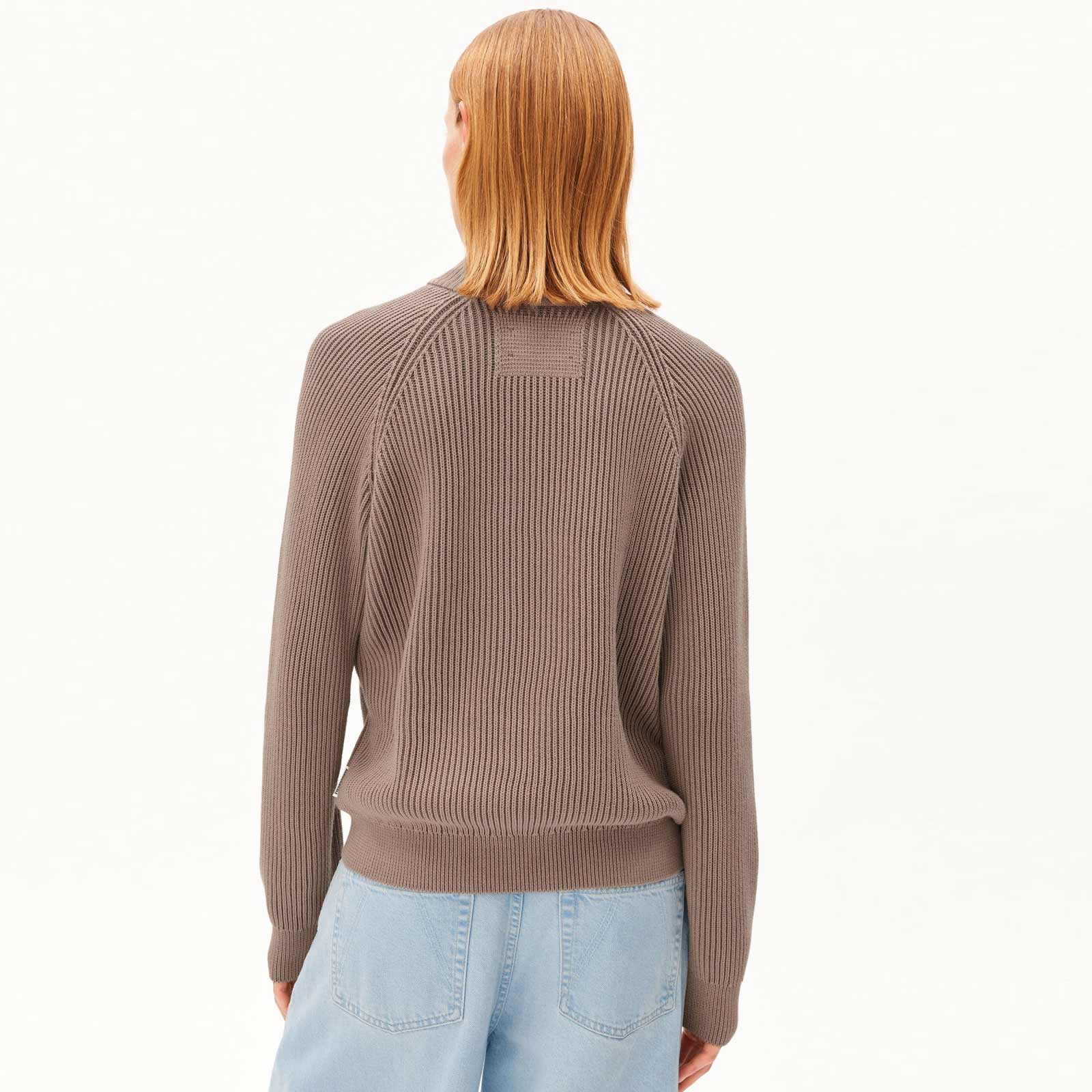 Troyer Vanisé Knit Sweater cinnamon dust/dark cinnamon dust - Image 2
