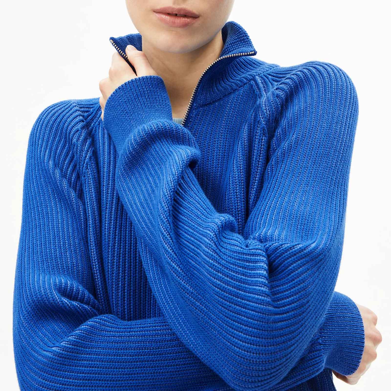 Troyer Vanisé Knit Sweater dynamo blue/light dynamo blue - Image 5