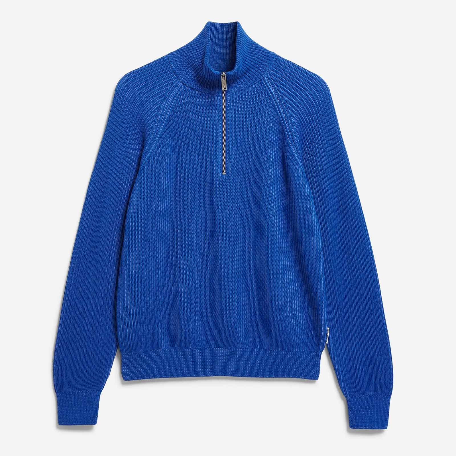 Troyer Vanisé Knit Sweater dynamo blue/light dynamo blue - Image 6