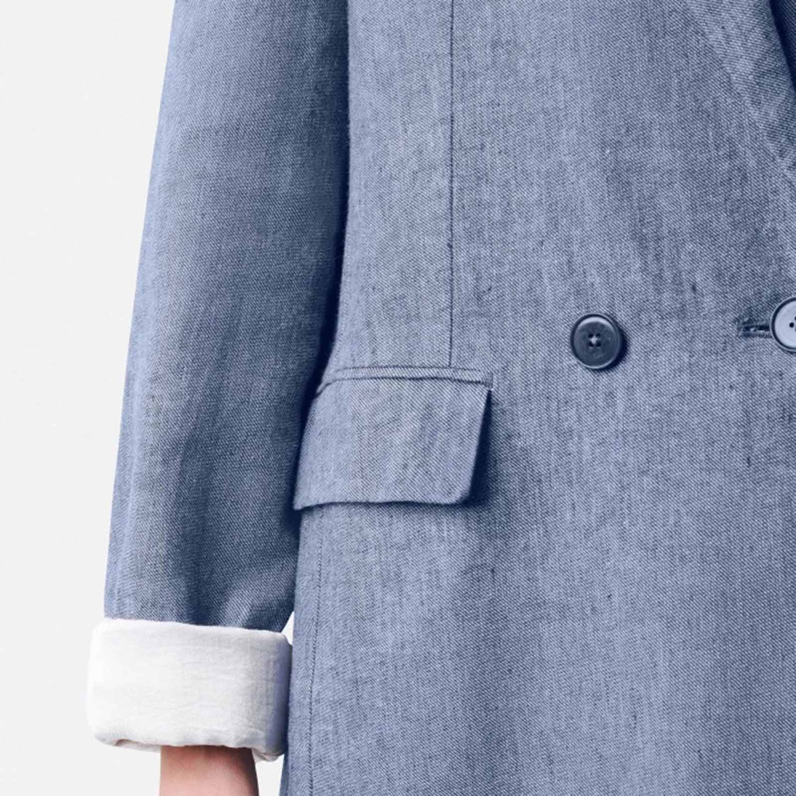Tyneham Blazer 126068 chambray blue - Image 6