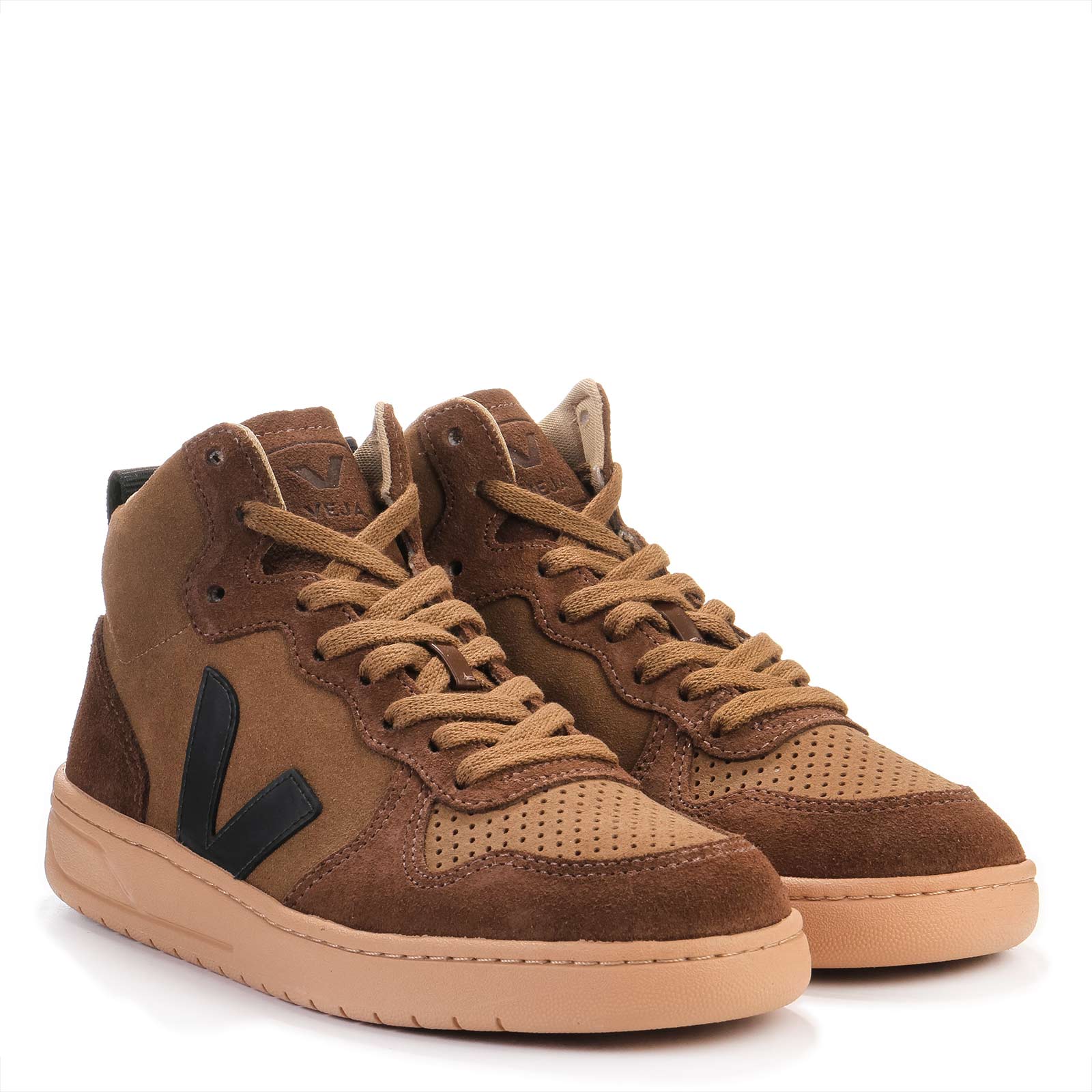V-15 Midtop Suede brown/black - Image 2