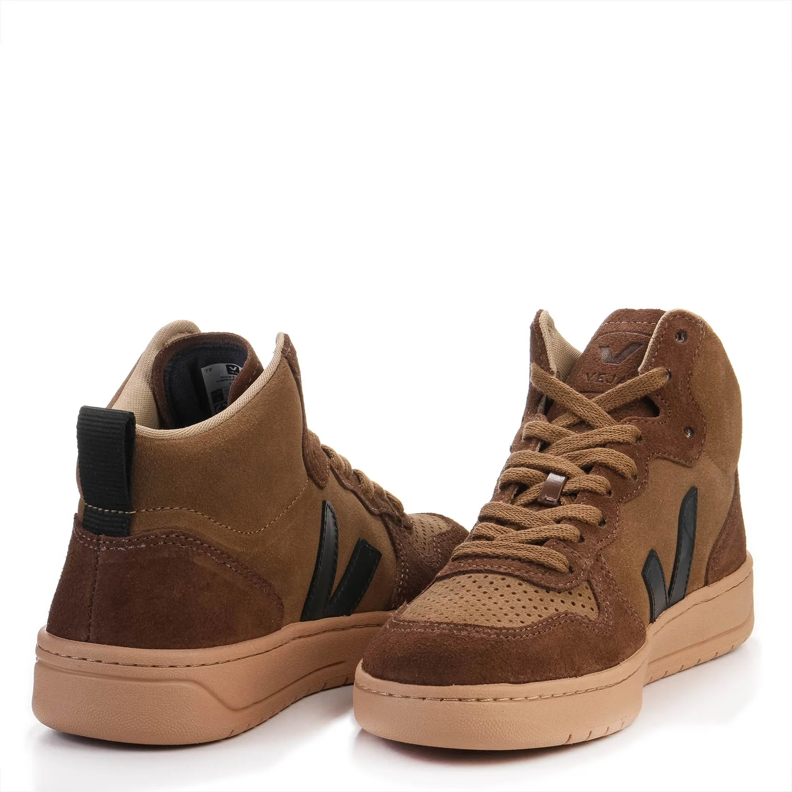 V-15 Midtop Suede brown/black - Image 3