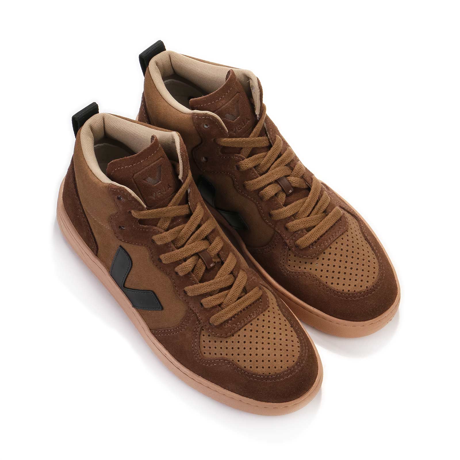 V-15 Midtop Suede brown/black - Image 4