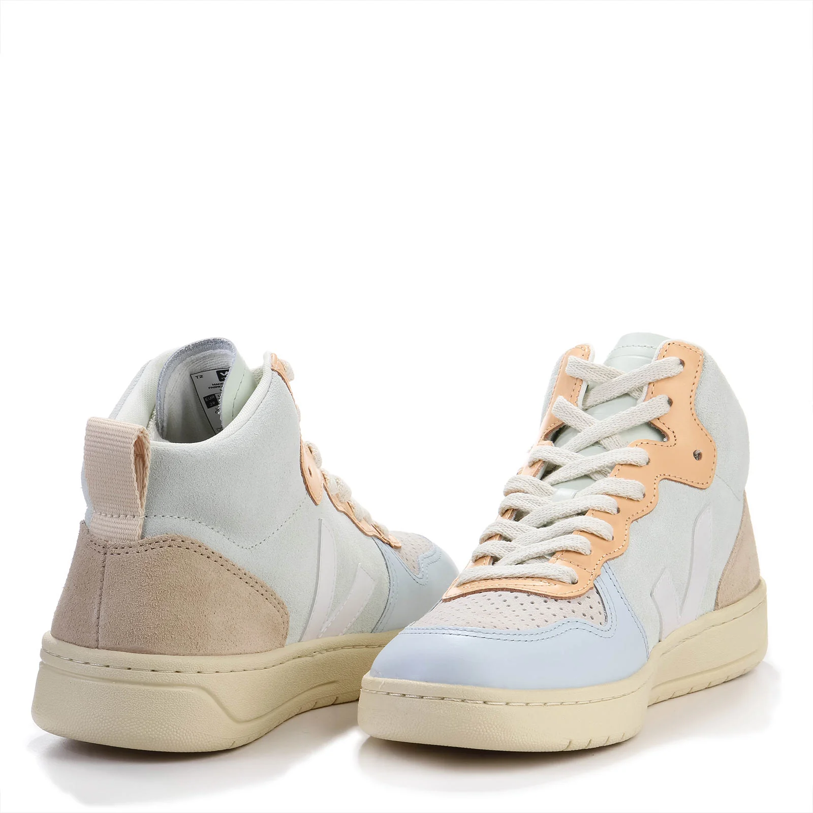 V-15 Midtop Suede W jade white multico - Image 3